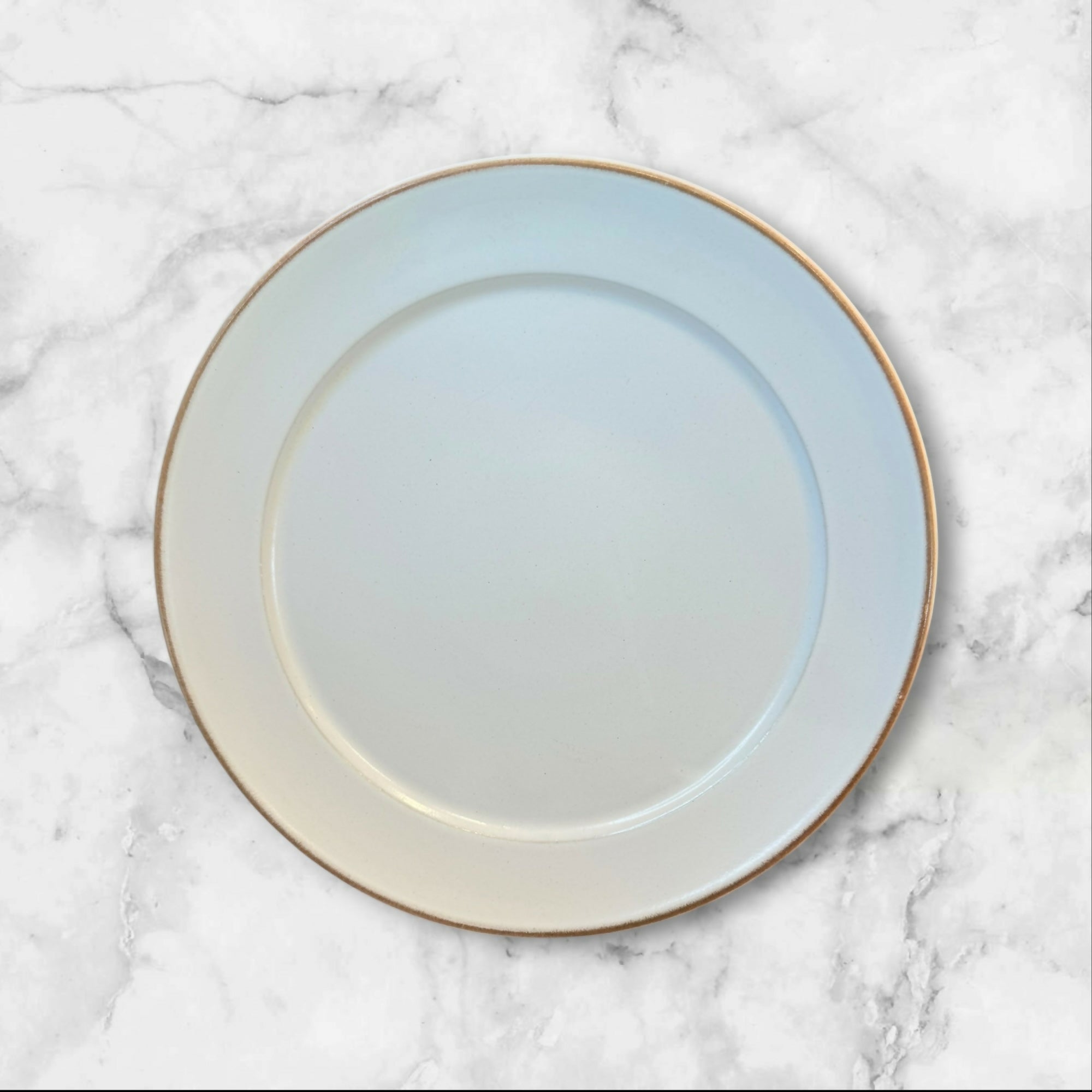 Denby Langley Potpourri White Dinner Plates Set of 4 England | Gently Used