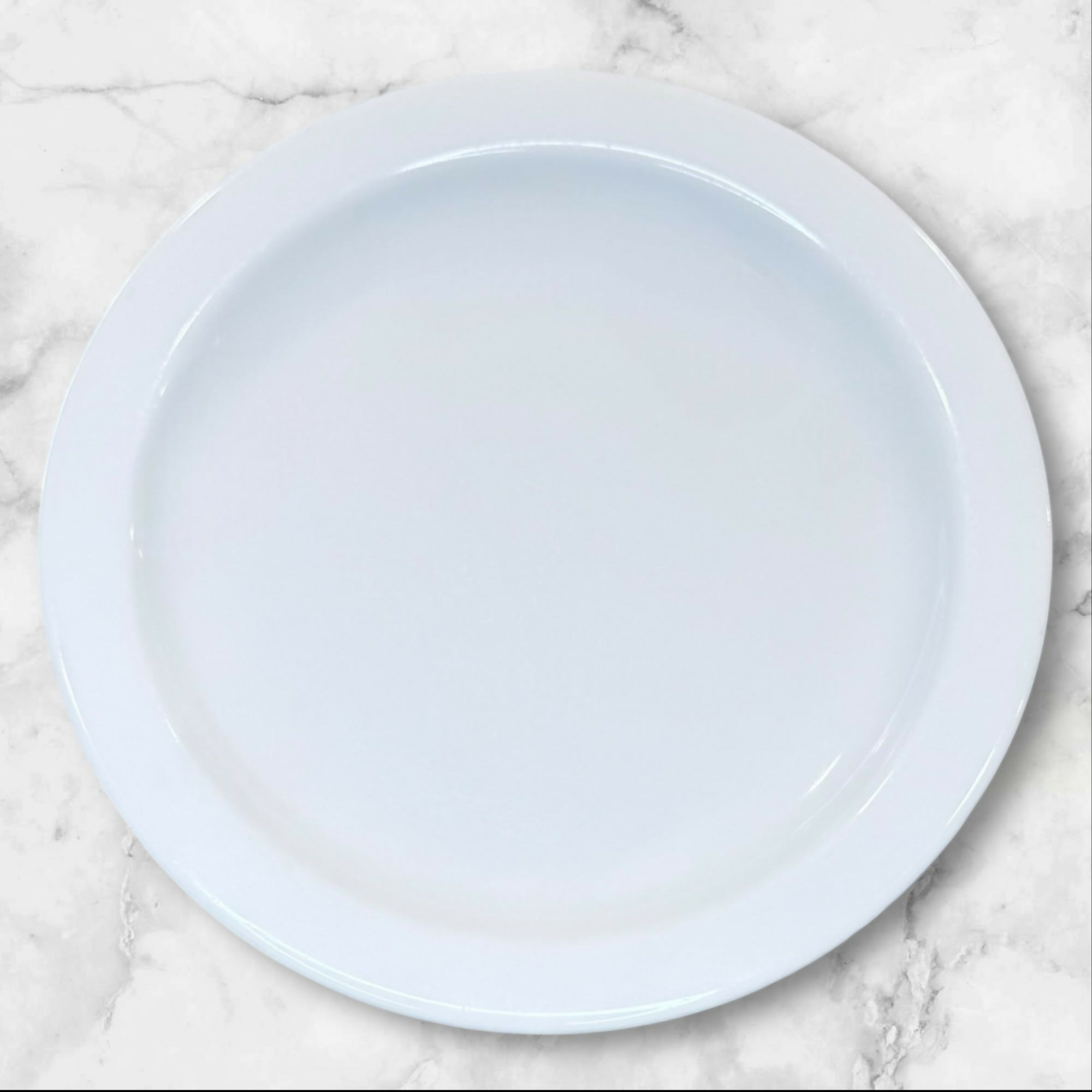 Tuxton White Porcelain Salad Plates | Set of 6 | Great Condition