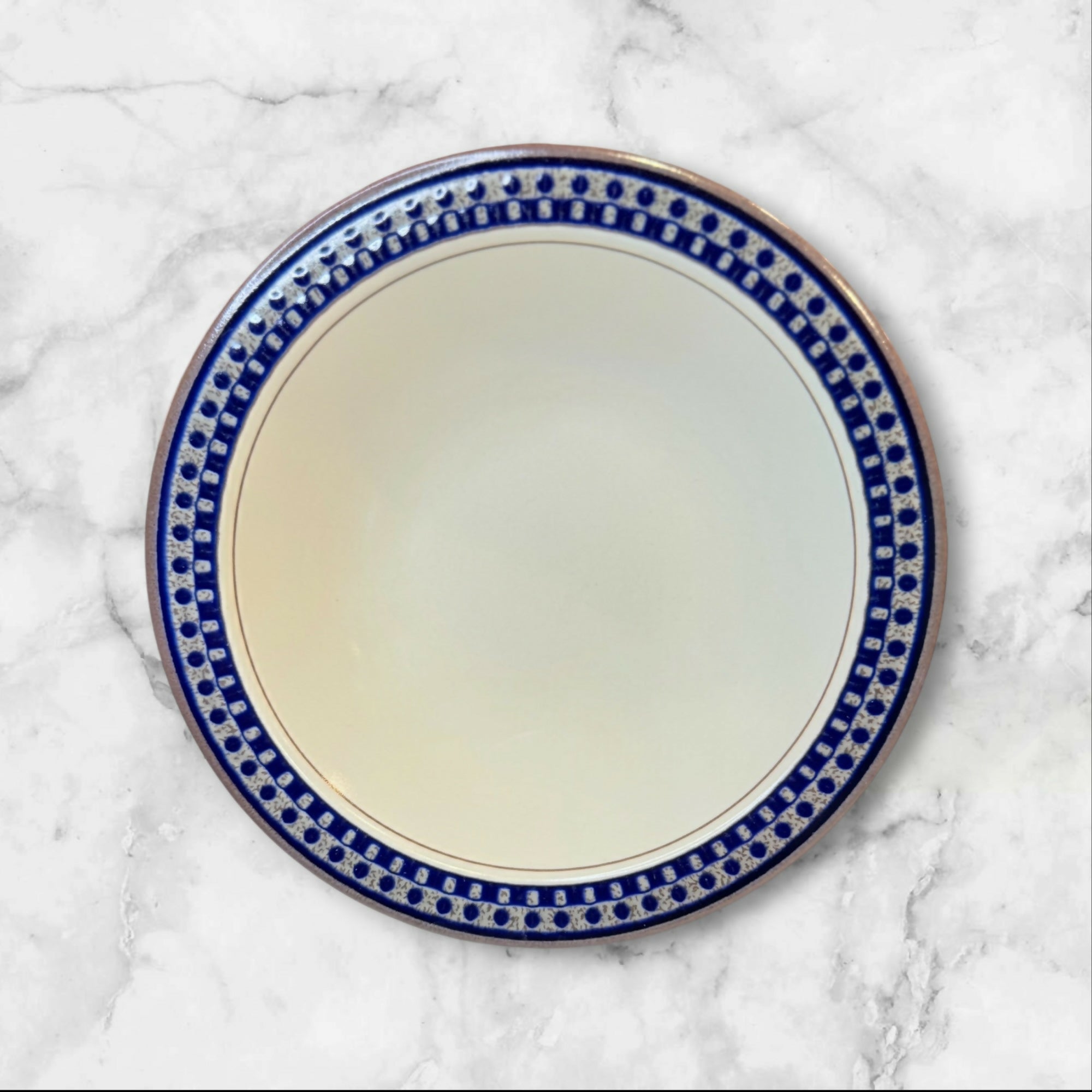 Mikasa Aztec Blue Fruit Dessert Bowls Set of 4 | Good Condition