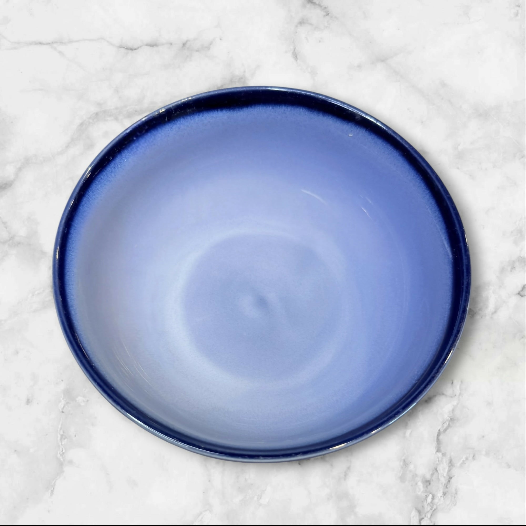 Sango Nova Blue Coupe Cereal Bowls | Set of 3 | Excellent Condition
