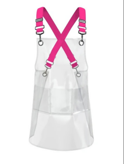 Anypron Waterproof Kitchen Apron Pink Ribbon for Men & Women