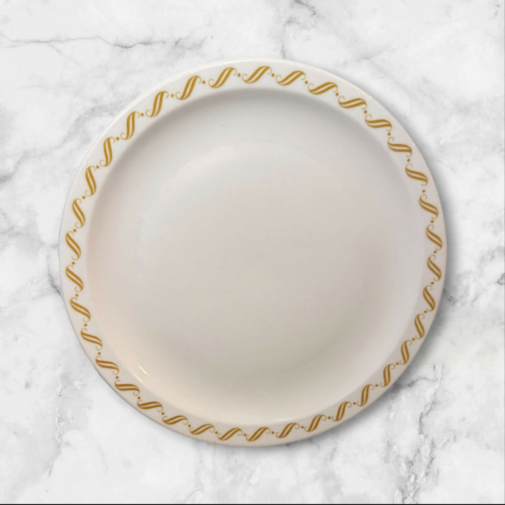 Buffalo China Restaurant Ware Dinner Plates Set of 6 | Vintage Condition