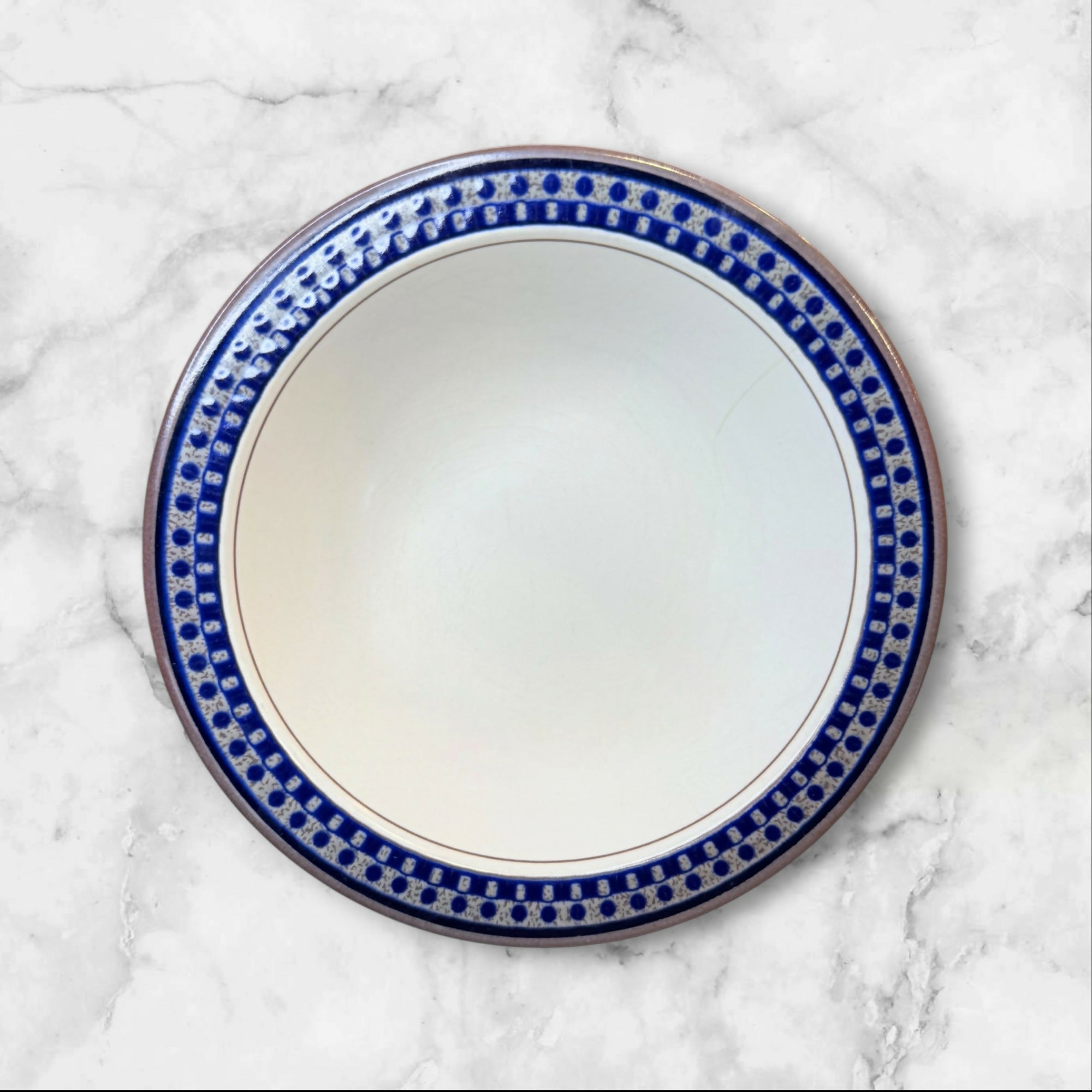 Mikasa Aztec Blue Fruit Dessert Bowls Set of 4 | Good Condition