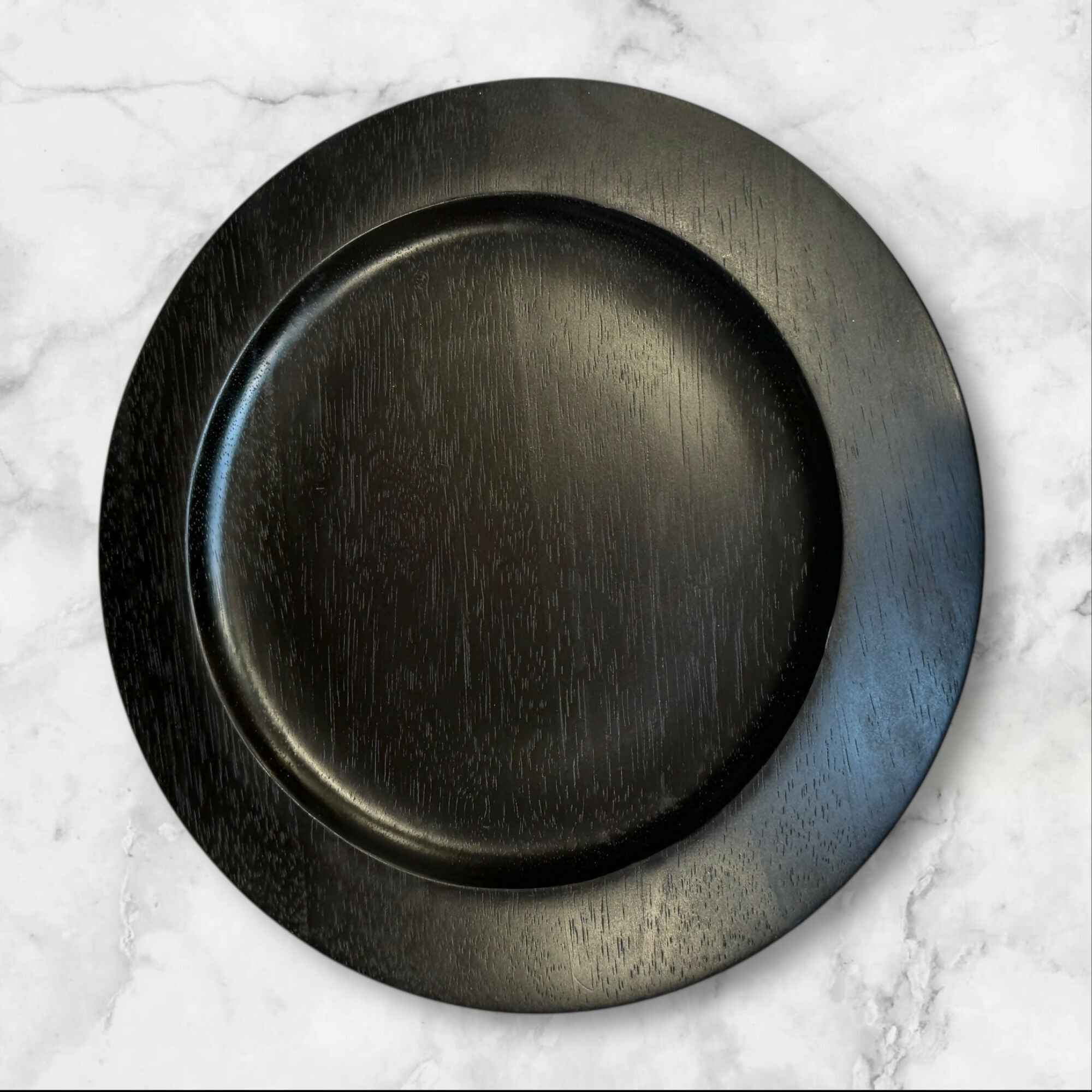 Studio Nova Wooden Charger Plates | Set of 6 | 12” Round | Great Condition