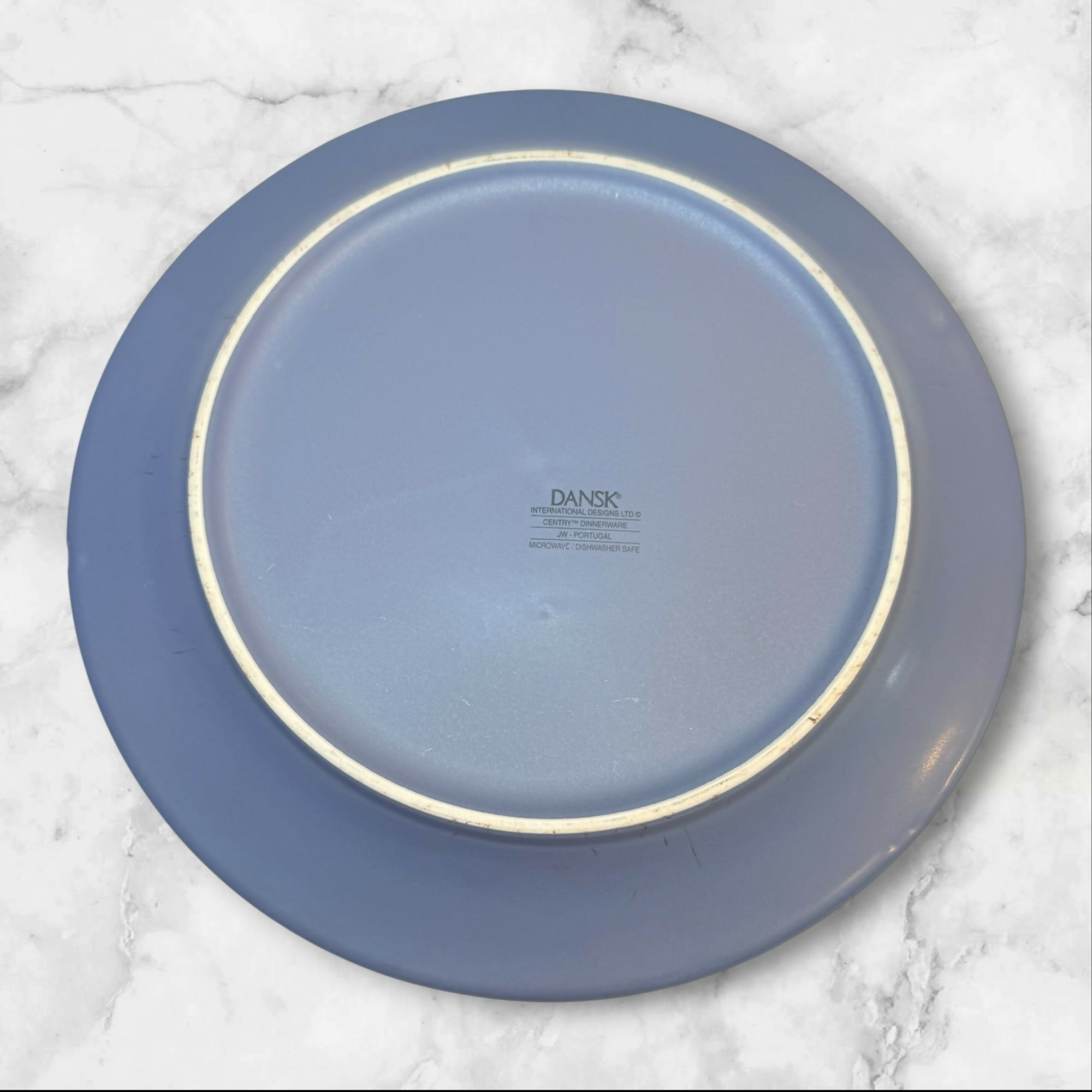 Dansk Centry Portugal Blue Salad Plates | Set of 4 | Rare Vintage Condition