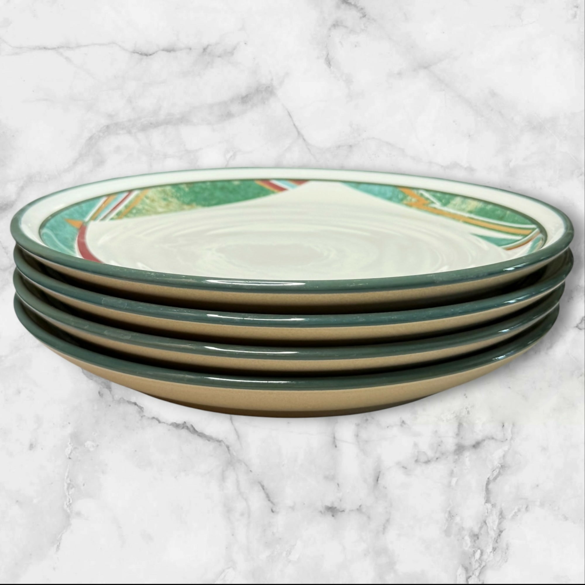 Noritake New West Porcelain Dinner Plates | Set of 4 | Excellent for Entertaining