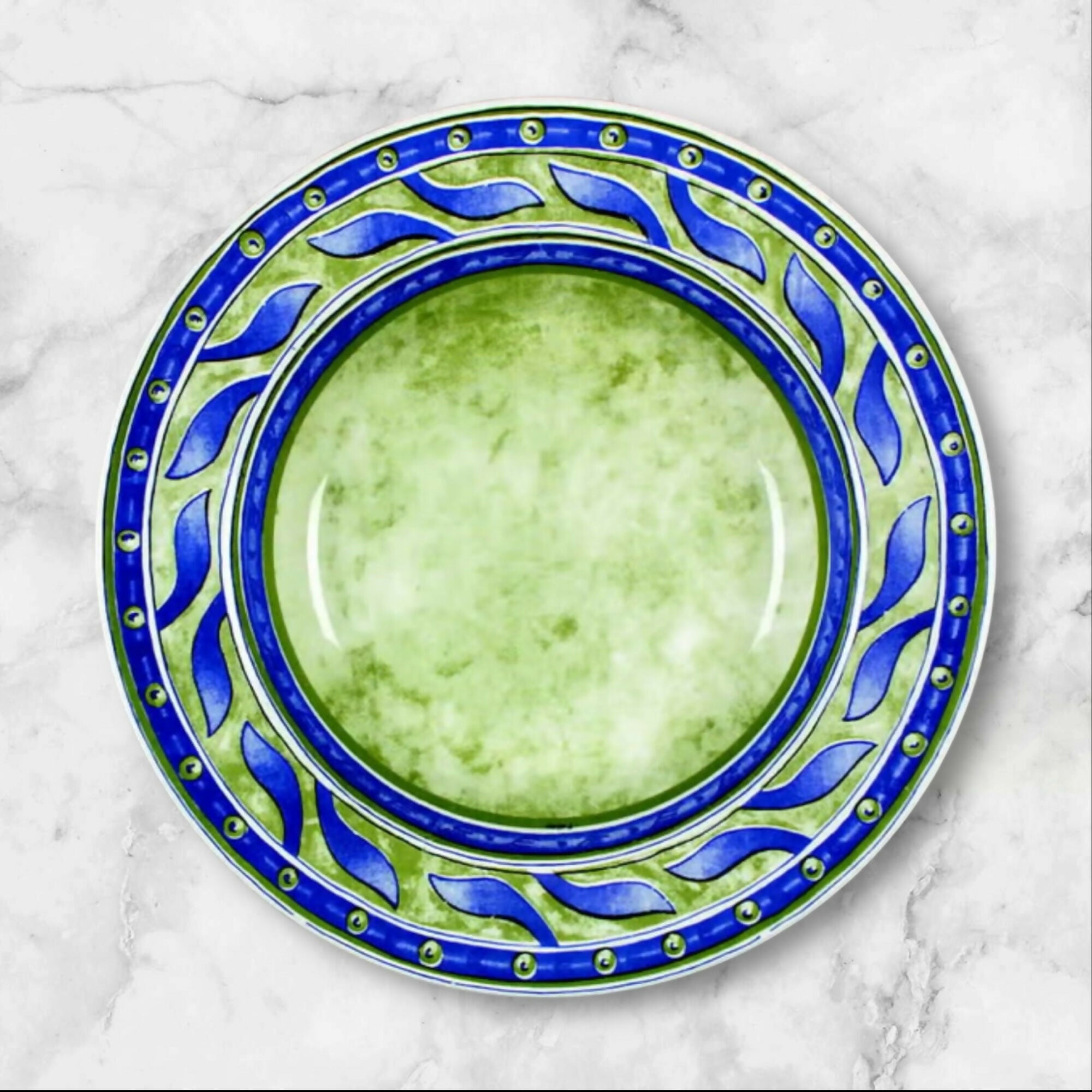 Pier 1 Versailles Rim Soup Bowls Italy | Set of 4 | Great Condition