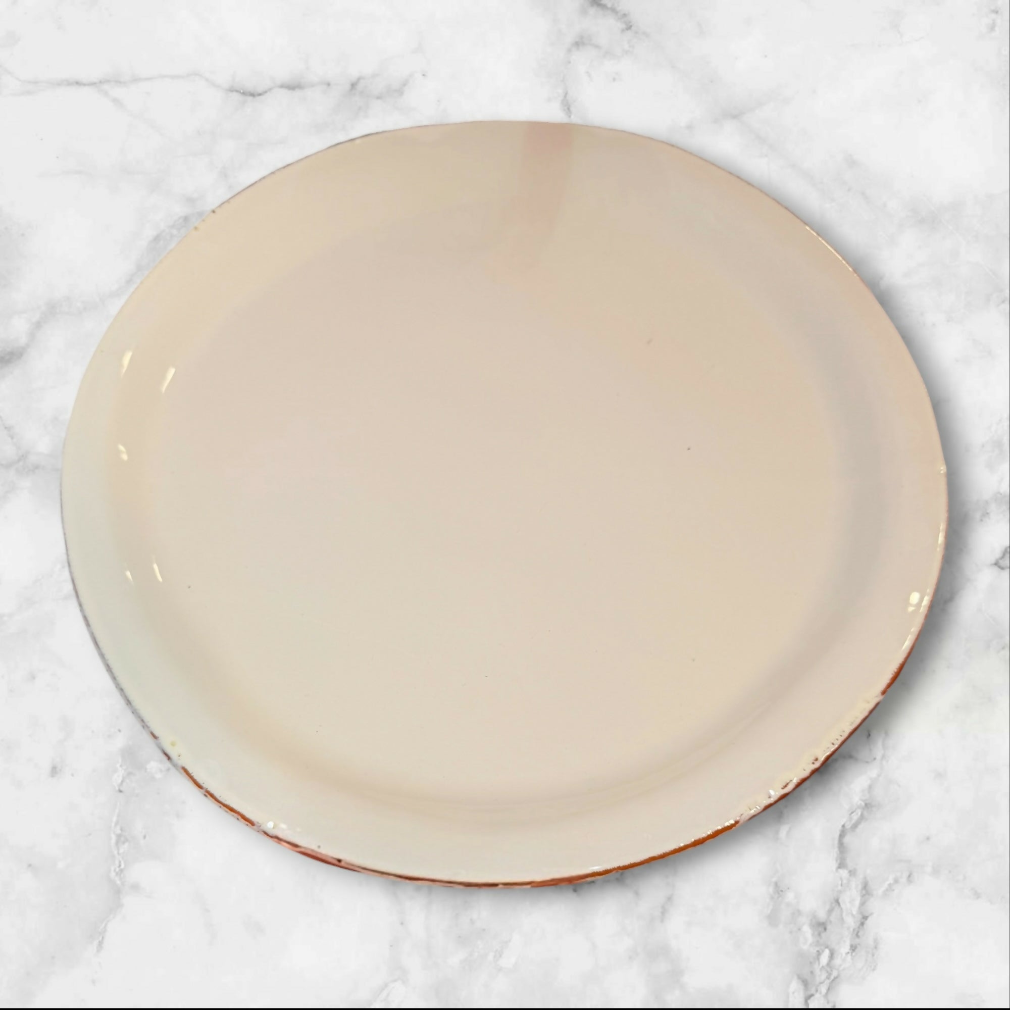 Vietri Italian Terracotta Rim Dinner Plates | Set of 4 | Excellent Condition