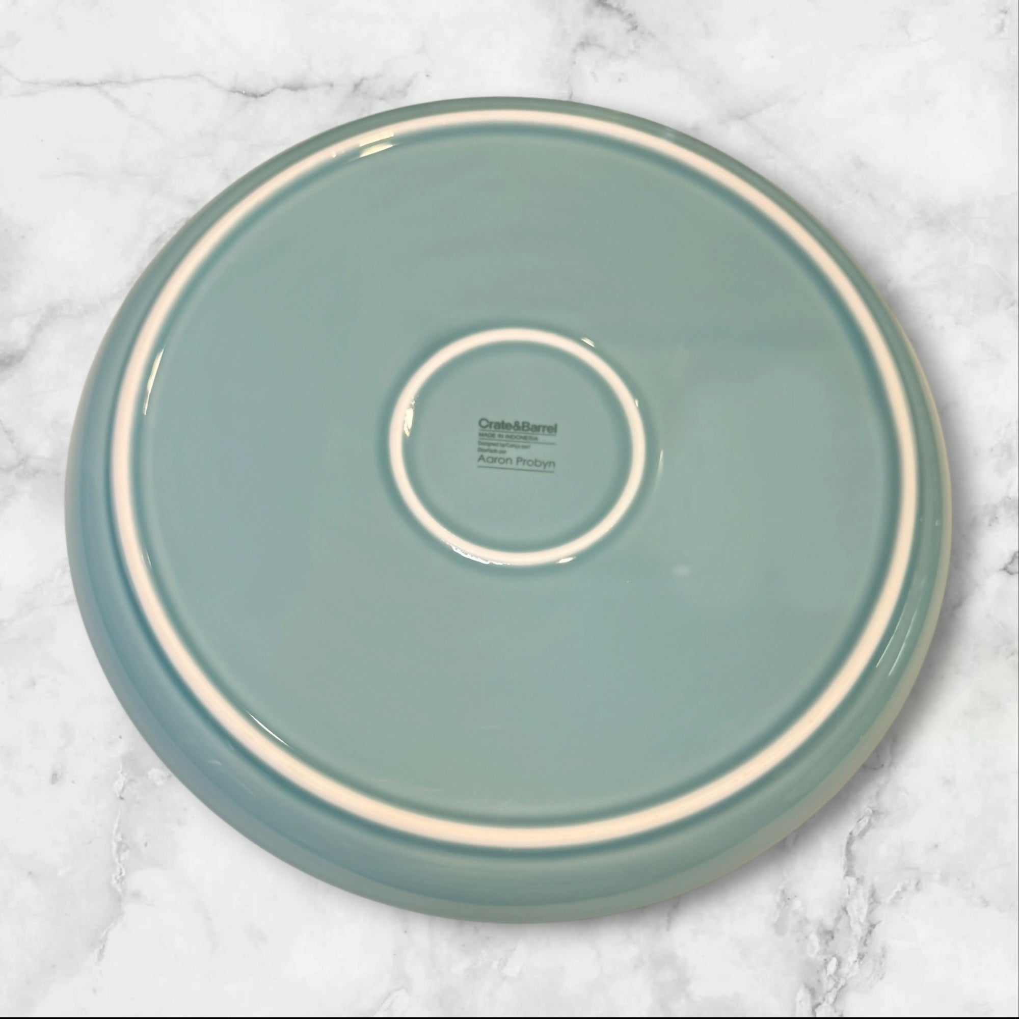 Crate & Barrel Hue Blue Dinner Plates | Set of 4 | Great Condition