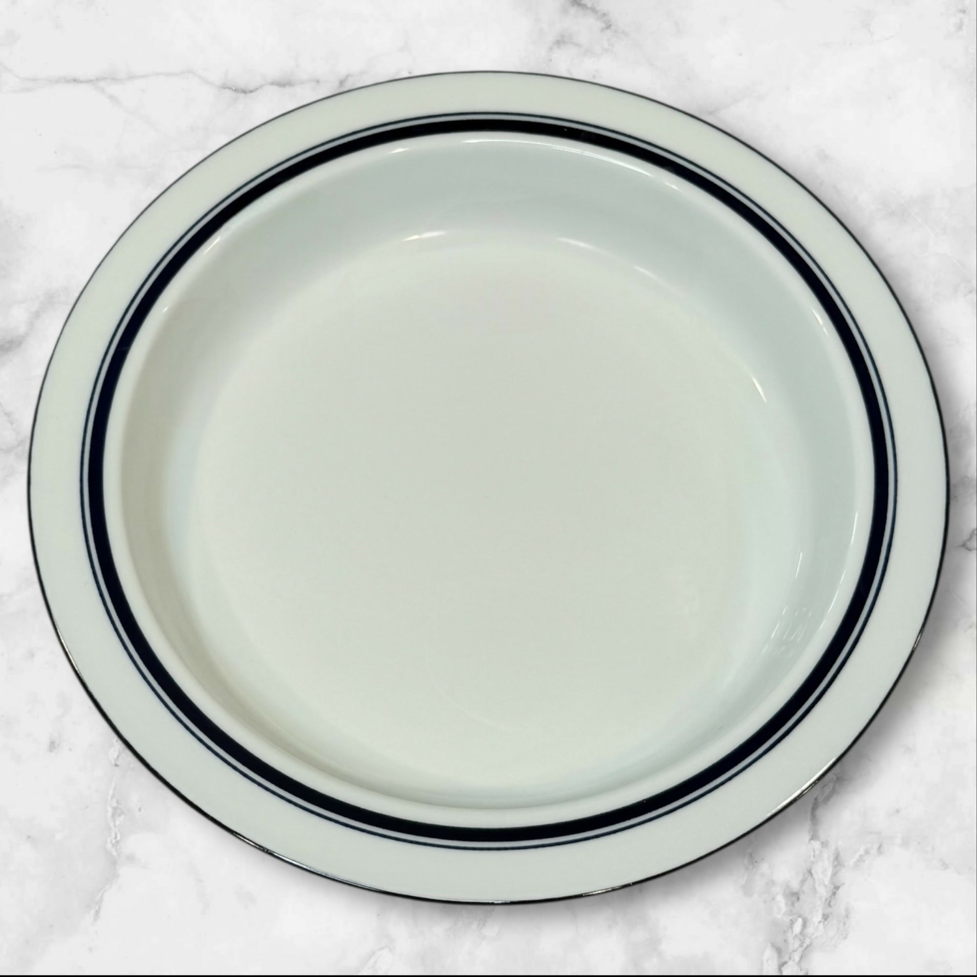 Dansk Christianshavn Blue Rim Soup Bowls | Set of 4 | Excellent Condition