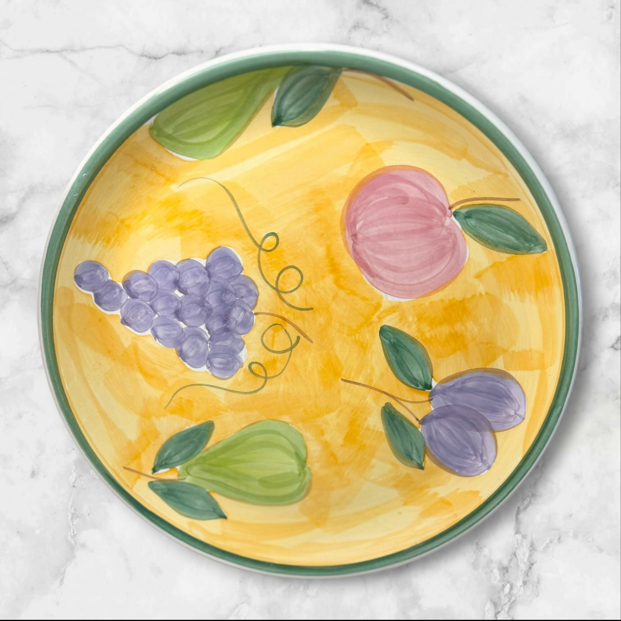 Caleca Frutta Italian Dinner & Salad Plates | Set of 8 | Great Condition