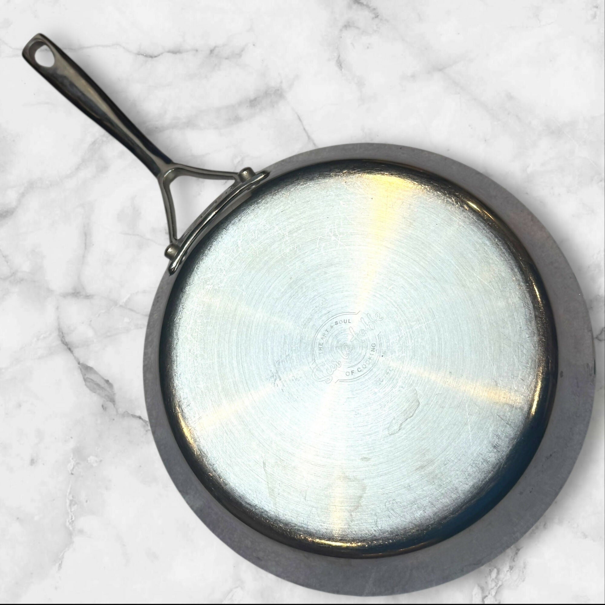 Sur La Table 10 Inch Stainless Steel Fry Pan | Professional Cookware | Great
