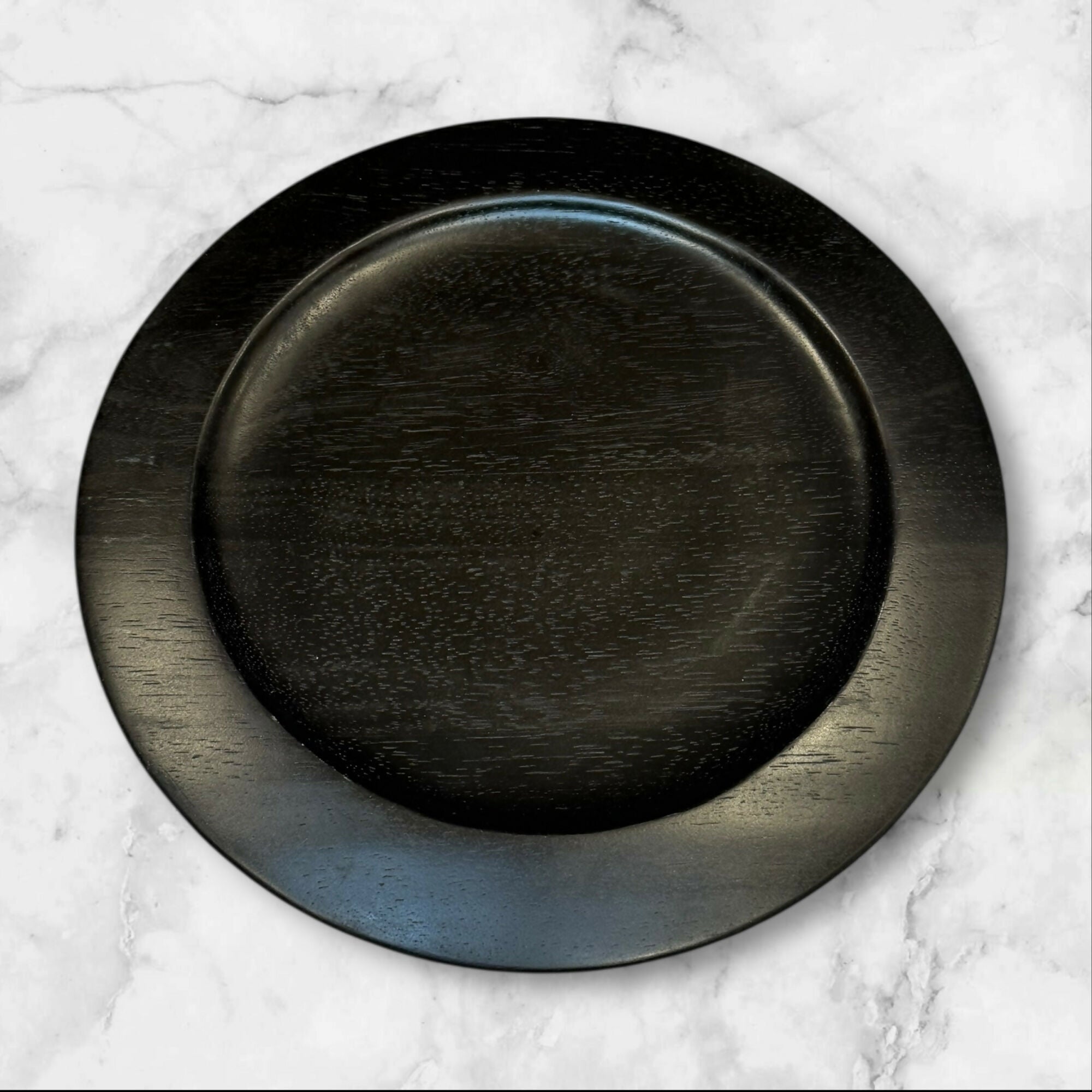 Studio Nova Wooden Charger Plates | Set of 6 | 12” Round | Great Condition