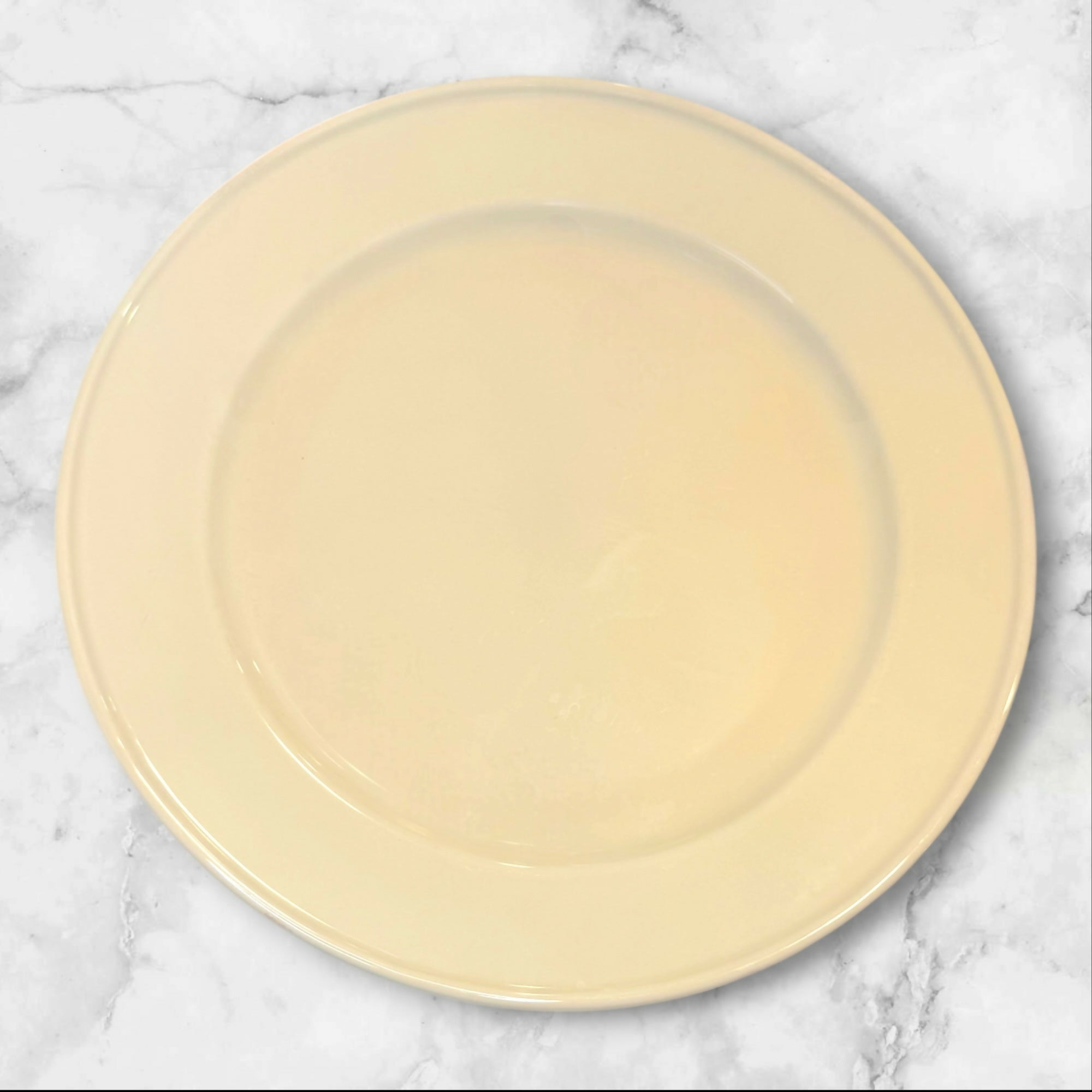 Crate & Barrel Margo Dinner Plates | Set of 4 | Great Condition | Cream Ivory