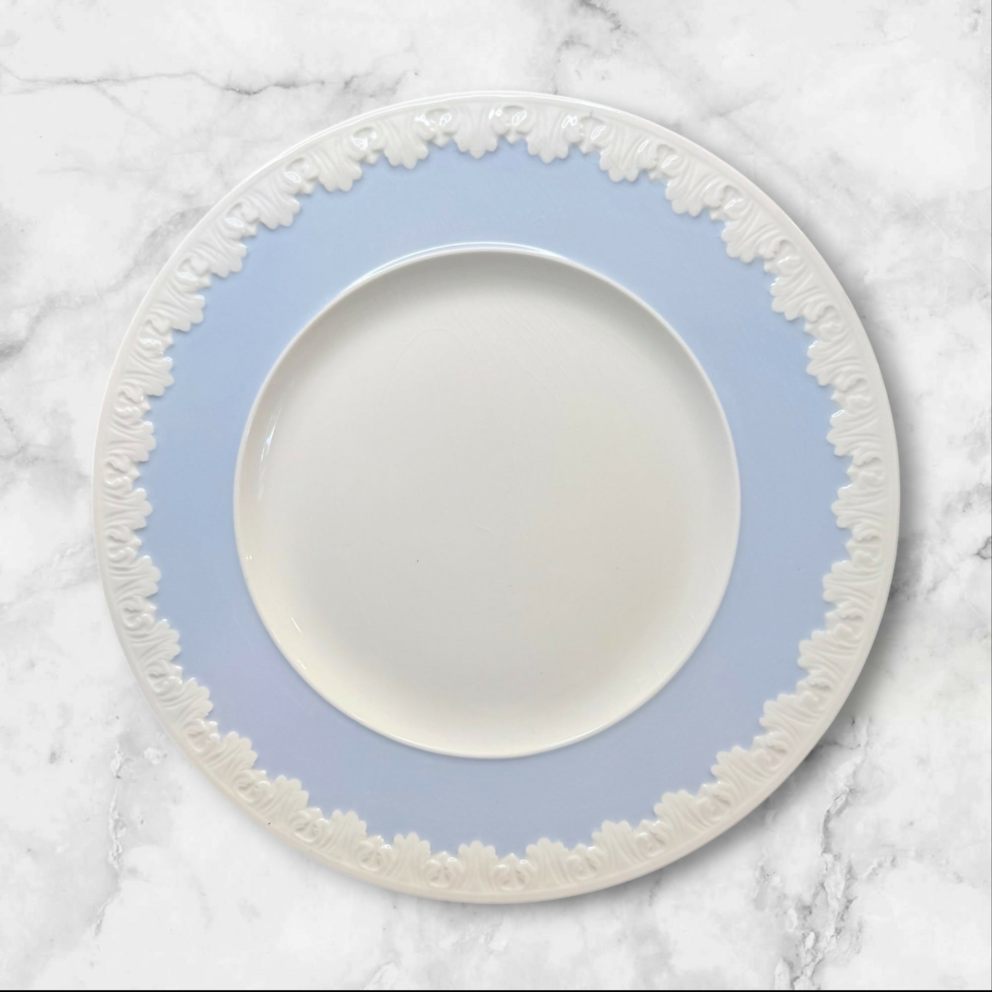 Wedgwood Albion Corinthian Blue Dinner Plates | Set of 4 | England