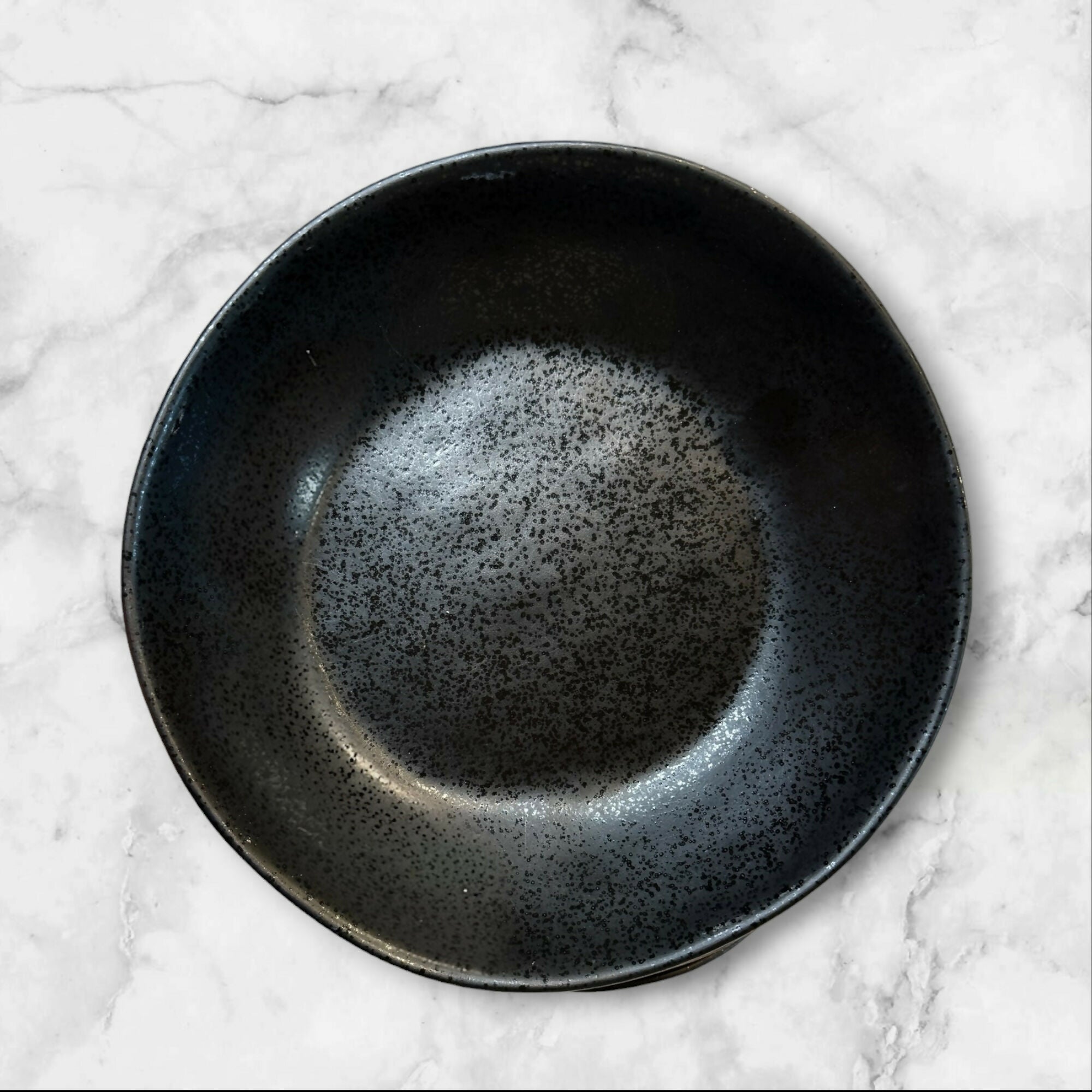 Crate & Barrel Marin Matte Black Pasta Bowls | Set of 4 | Excellent Condition