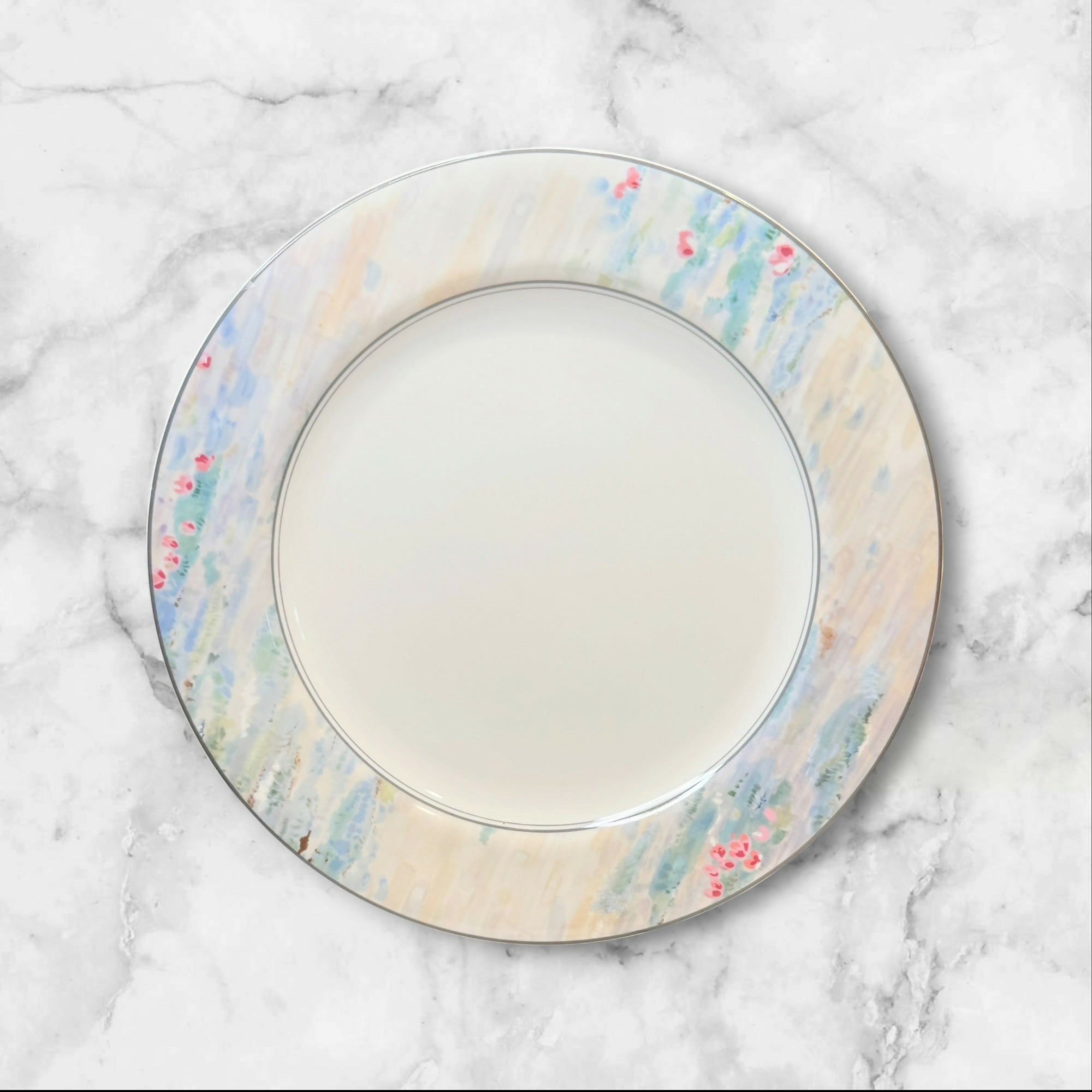 Mikasa Monet Dinner Plates Set of 6 Made in Japan Excellent Condition