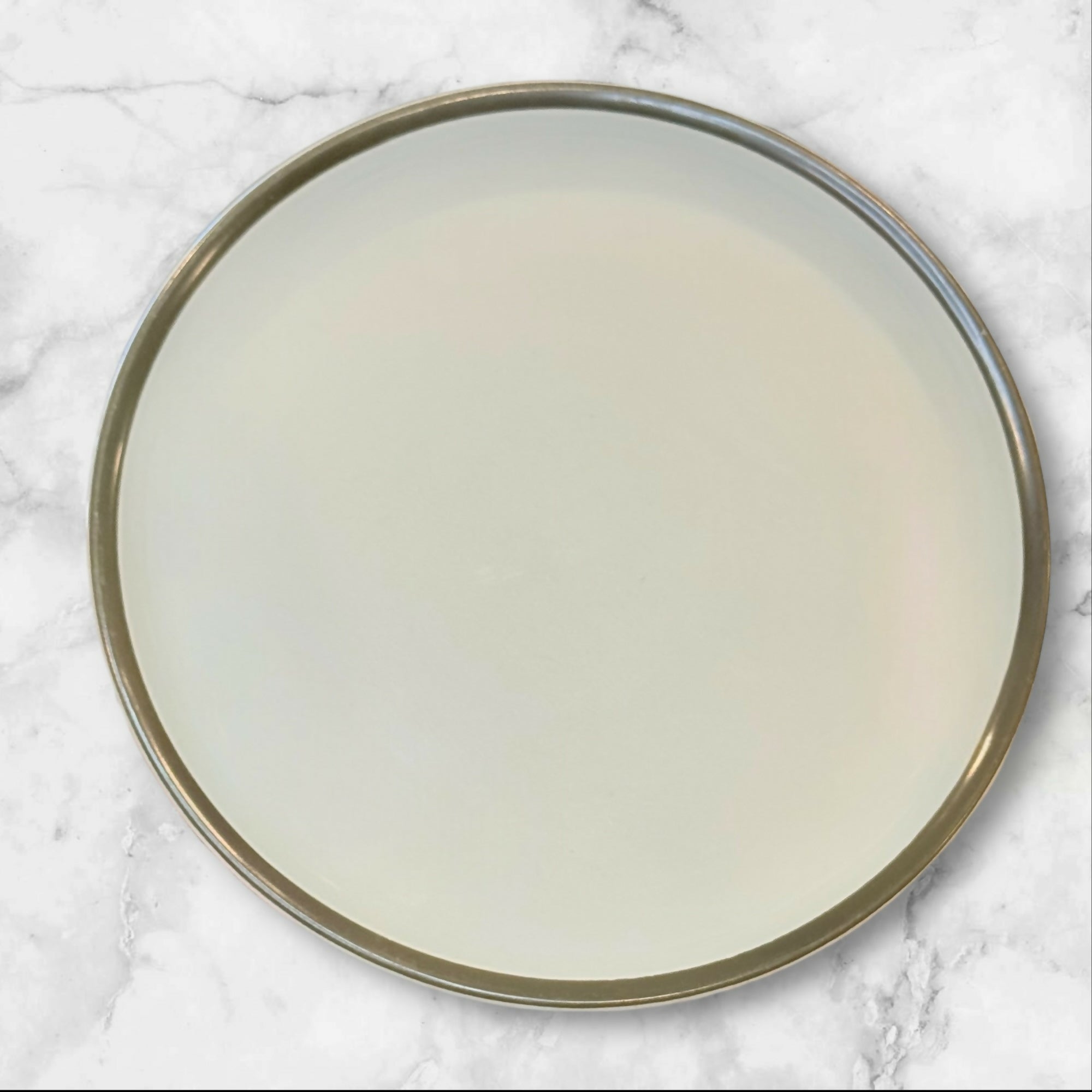 Denby Langley Camelot Dark Green Salad Plates | Set of 3 | Excellent