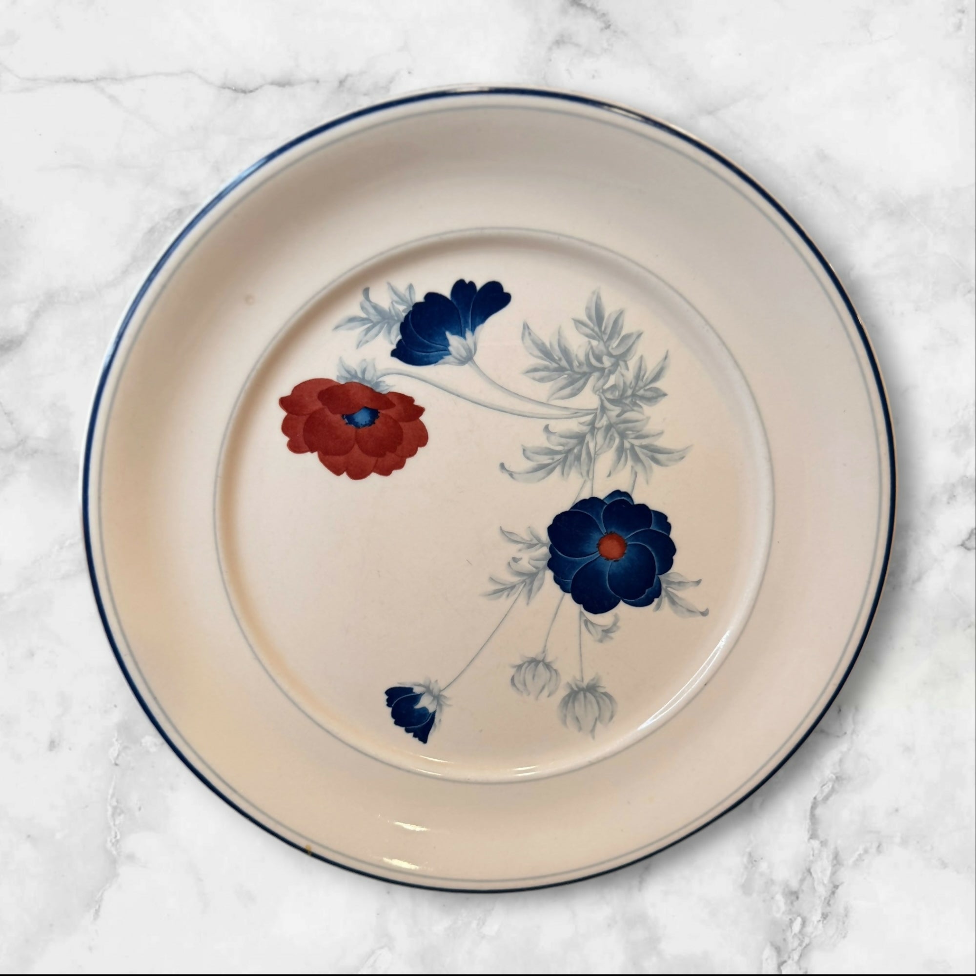 Noritake Harlequin Dinner Plates Set of 4 Floral China Gently Used 10.5