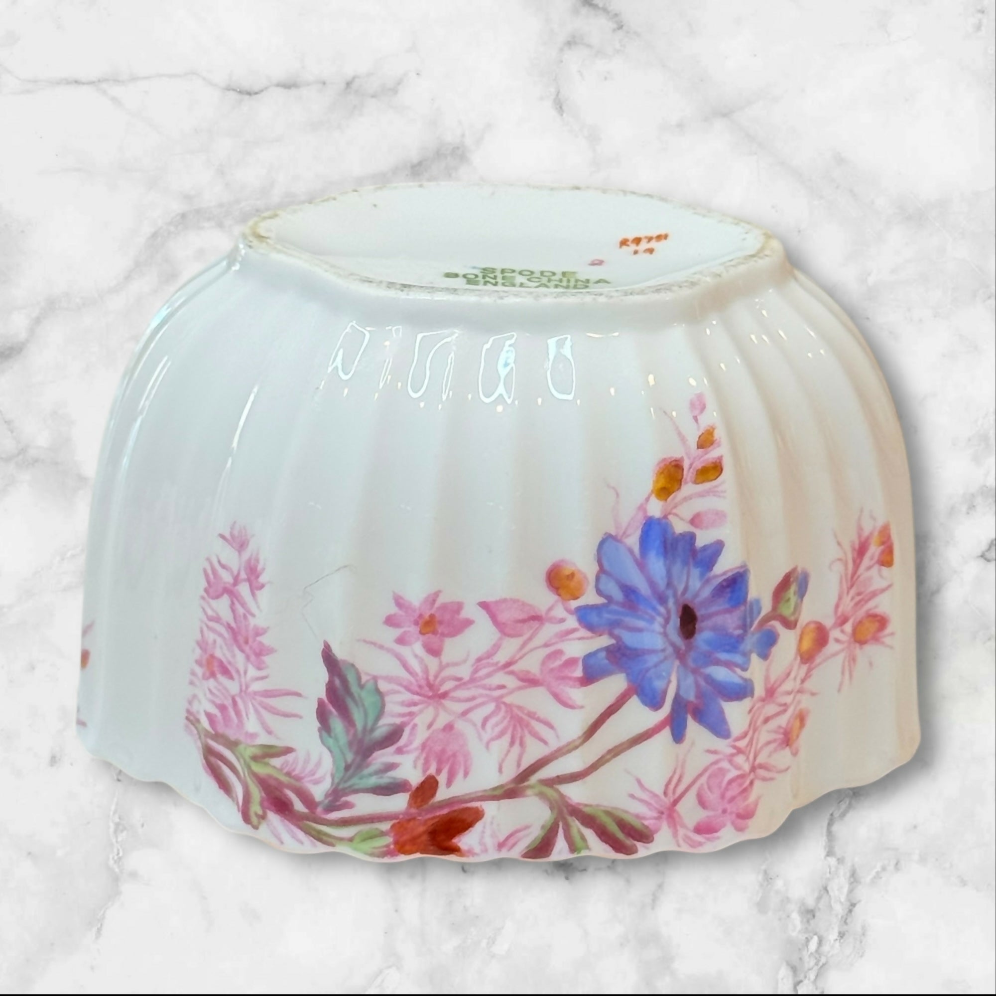 Spode Chelsea Garden Mustard Trim Sugar Bowl & Lid | Excellent