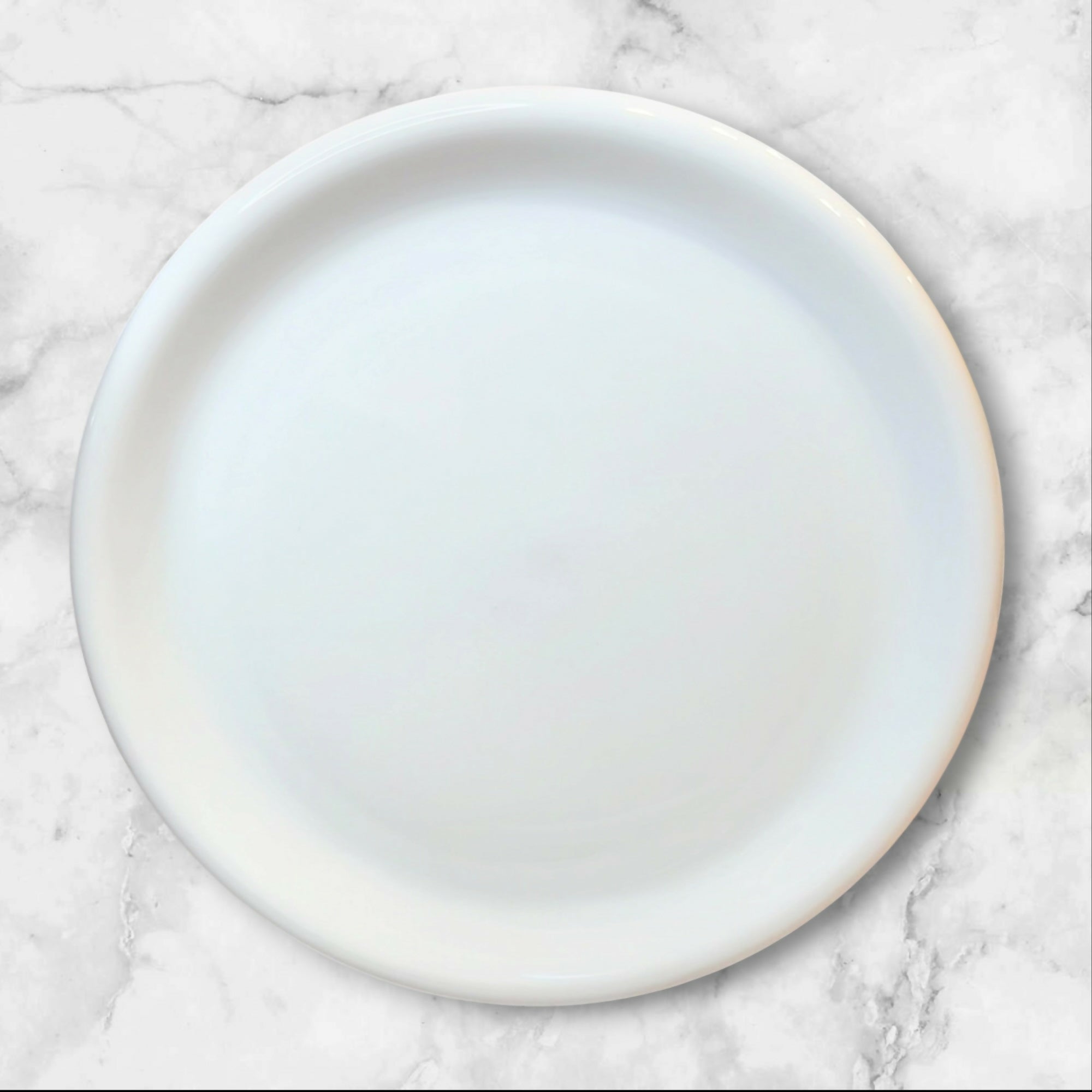 IKEA Rondo White Dinner Plates Set of 4 Vintage Made in Portugal