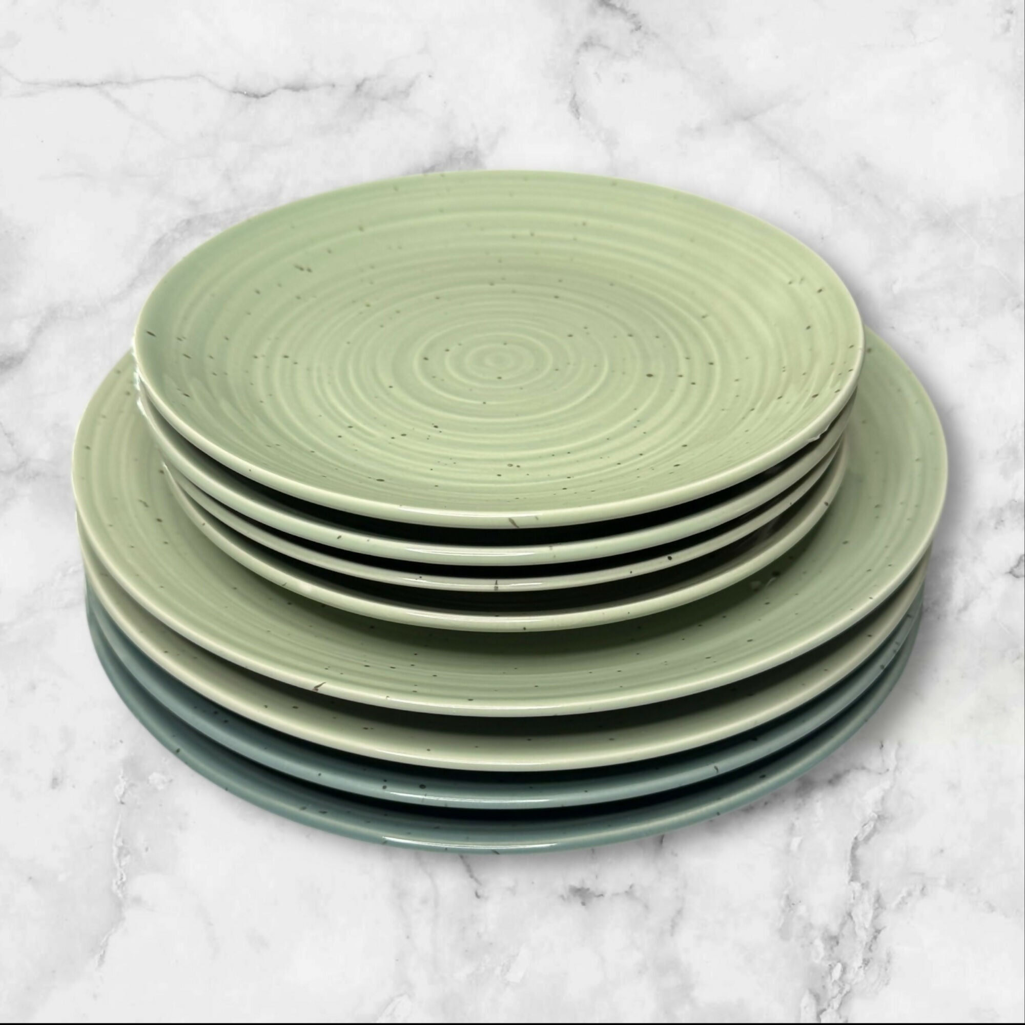 Sango Siterra Painter’s Palette Stoneware Dinnerware Set | 8 Pc | Great Condition