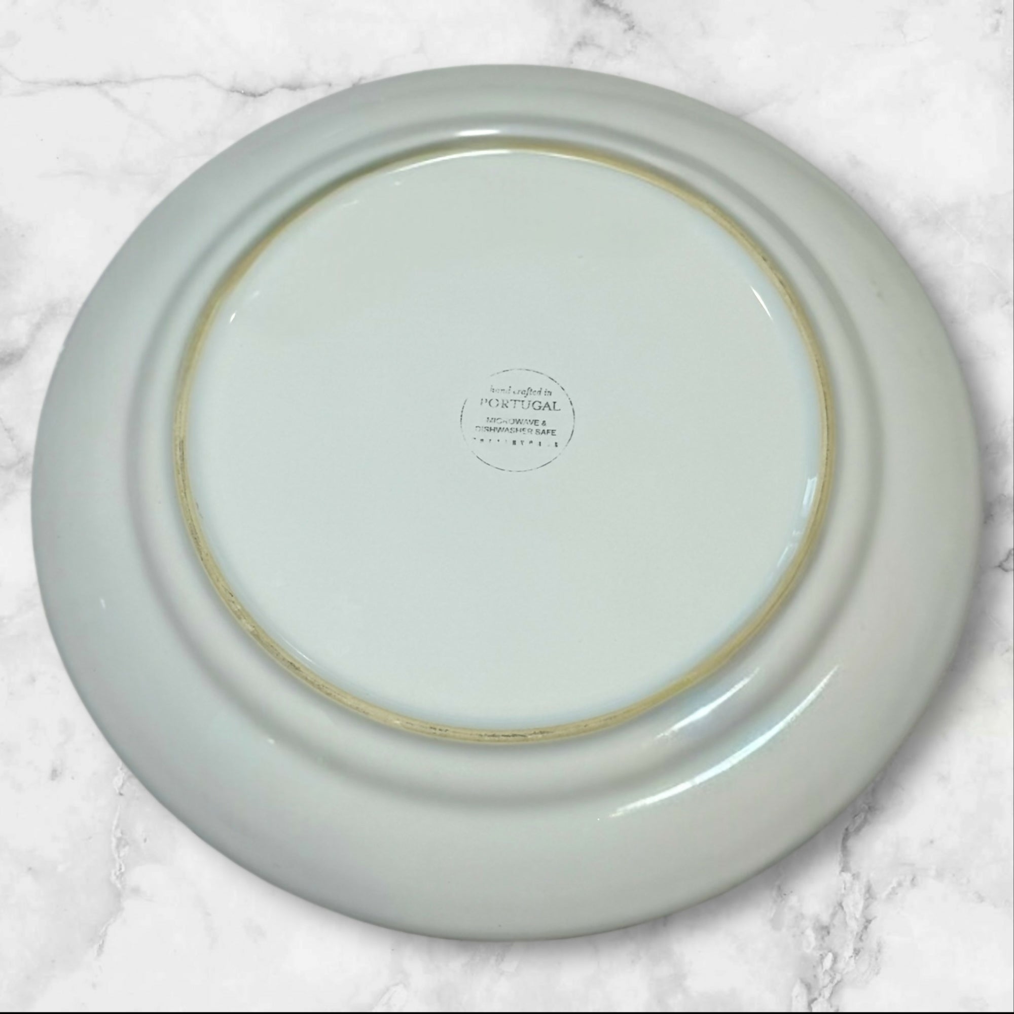 Pottery Barn Cambria White Porcelain Salad Plates | Set of 5 | Good Condition