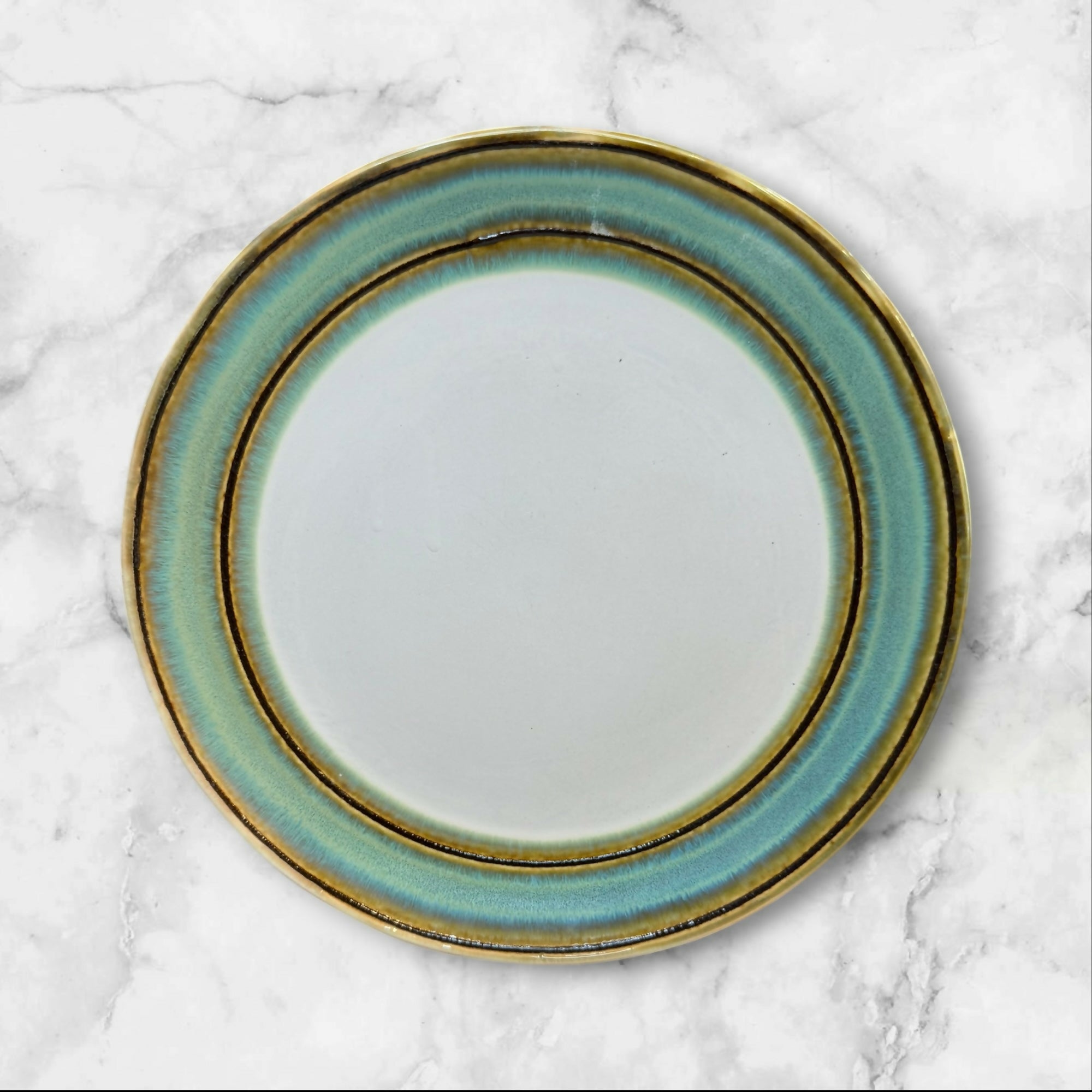 Sango Waves Green Salad Plates Set of 4 | Great Condition