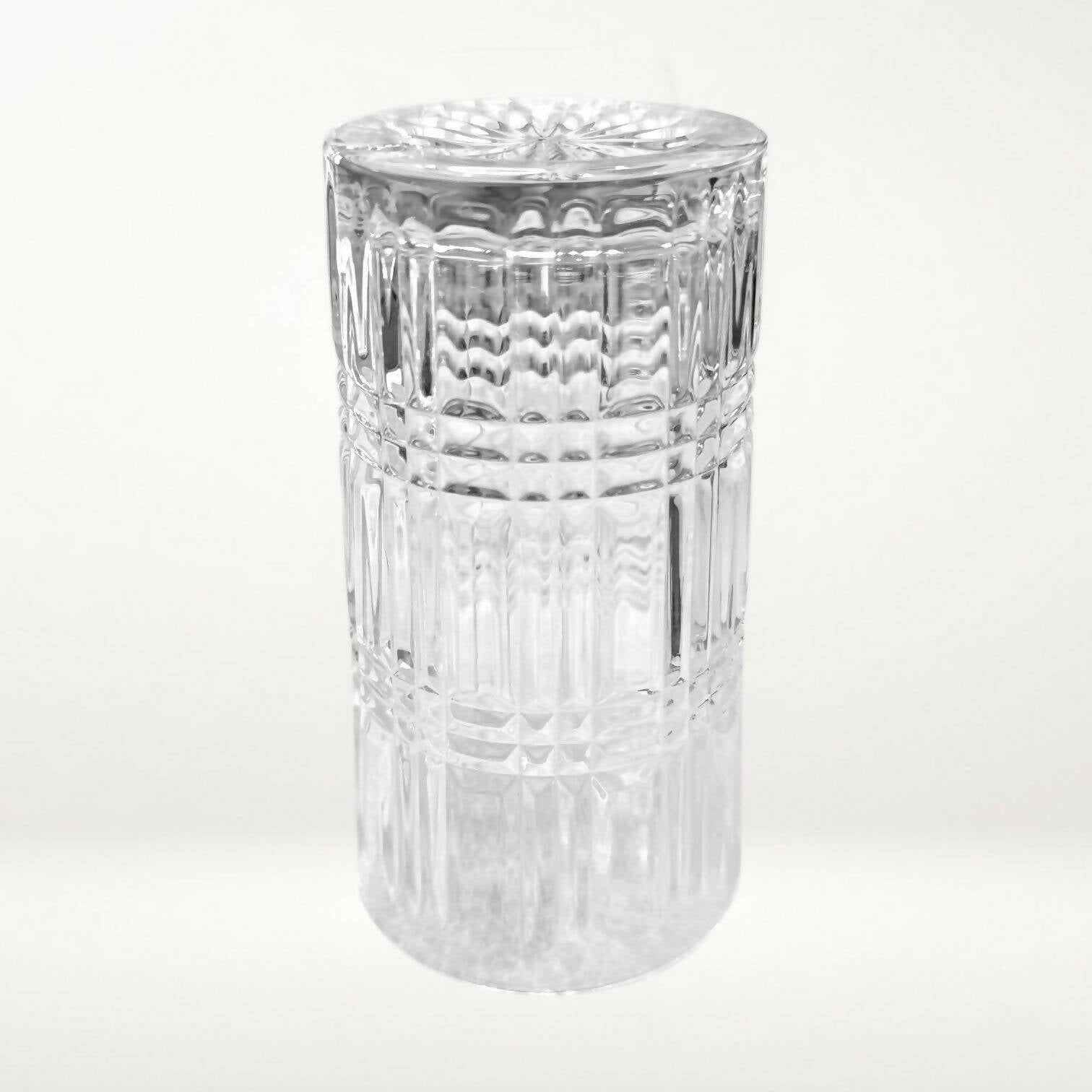 Fitz & Floyd Bridgeport Portland Highball Glass | Classic Cut Design | Good Condition