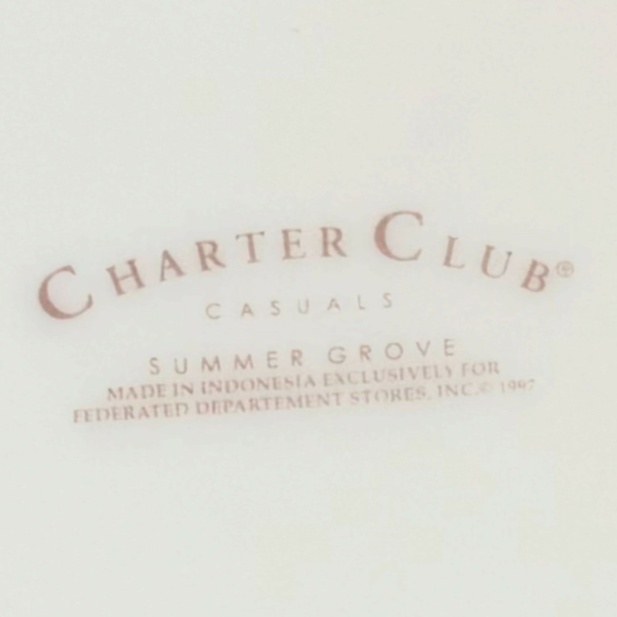 Charter Club Summer Grove 14” Rectangular Baker | Excellent Condition