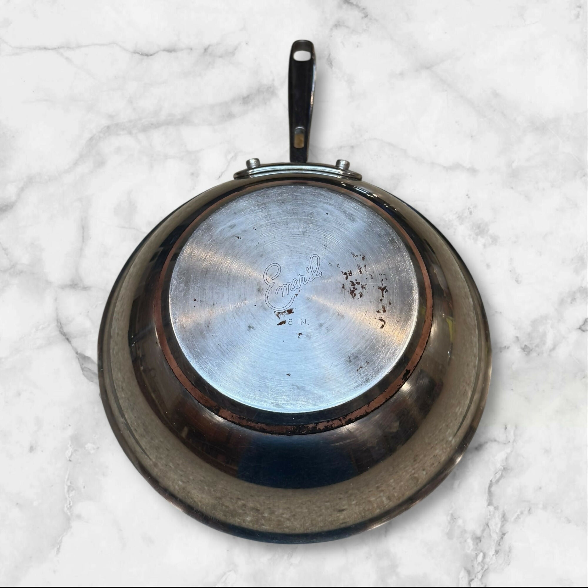 Emeril Stainless Steel Copper Core Fry Pan | 8” Skillet | Good Condition