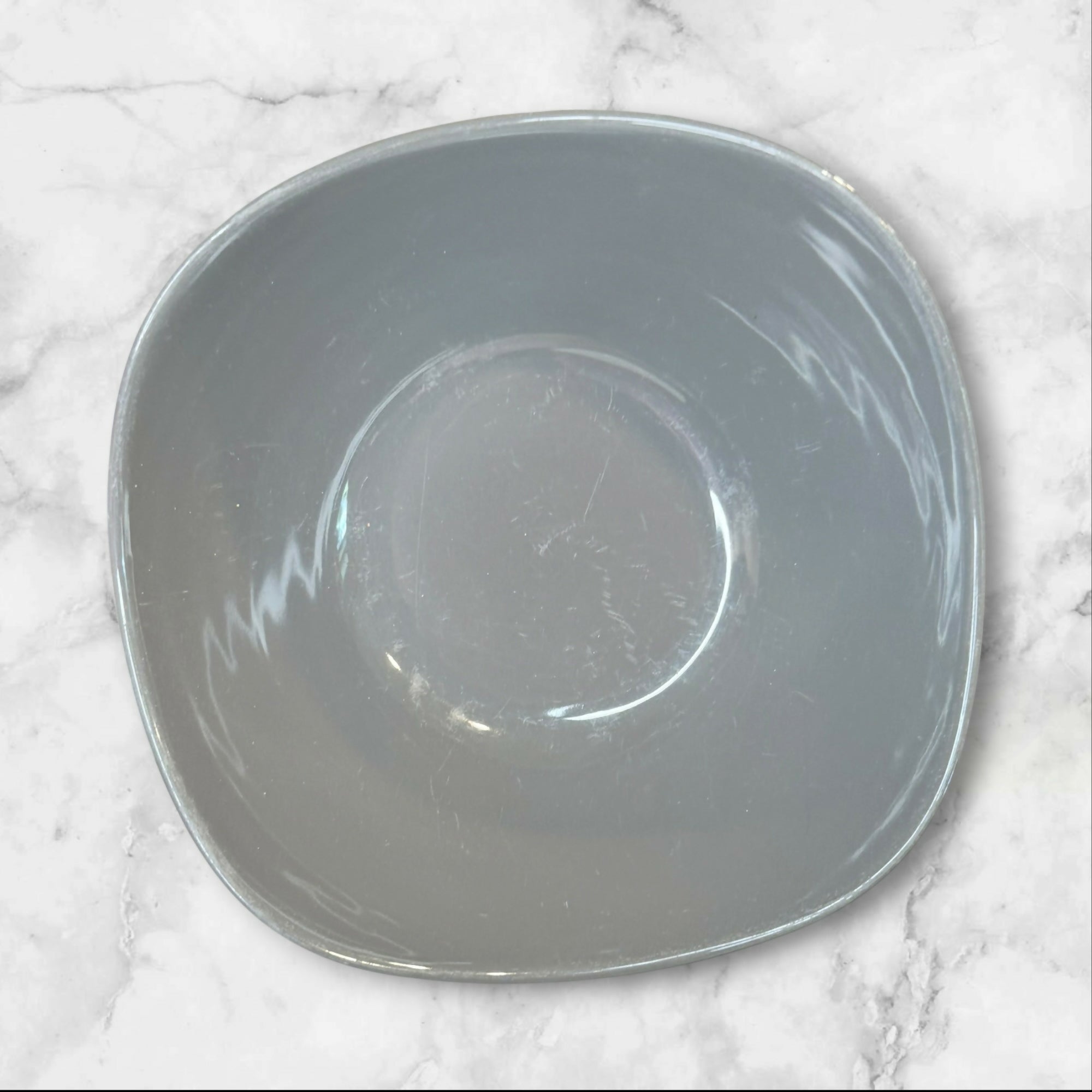 Mikasa Swirl Square Graphite & White Bowls | Set of 6 | Great Condition