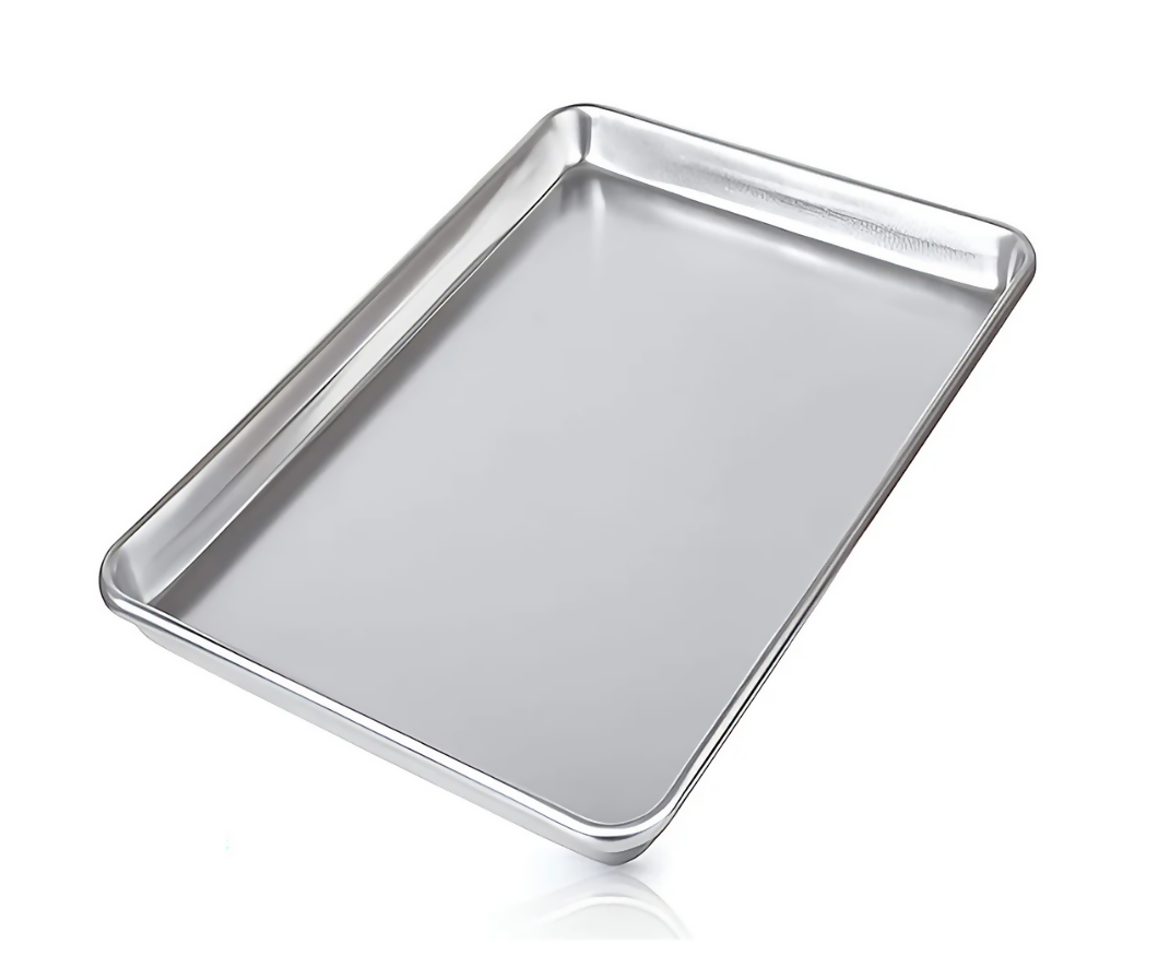 Anygleam 66x45cm Baking Pan Tray Aluminum Sheet Rectangular Bakeware Kitchen Oven Food Tools