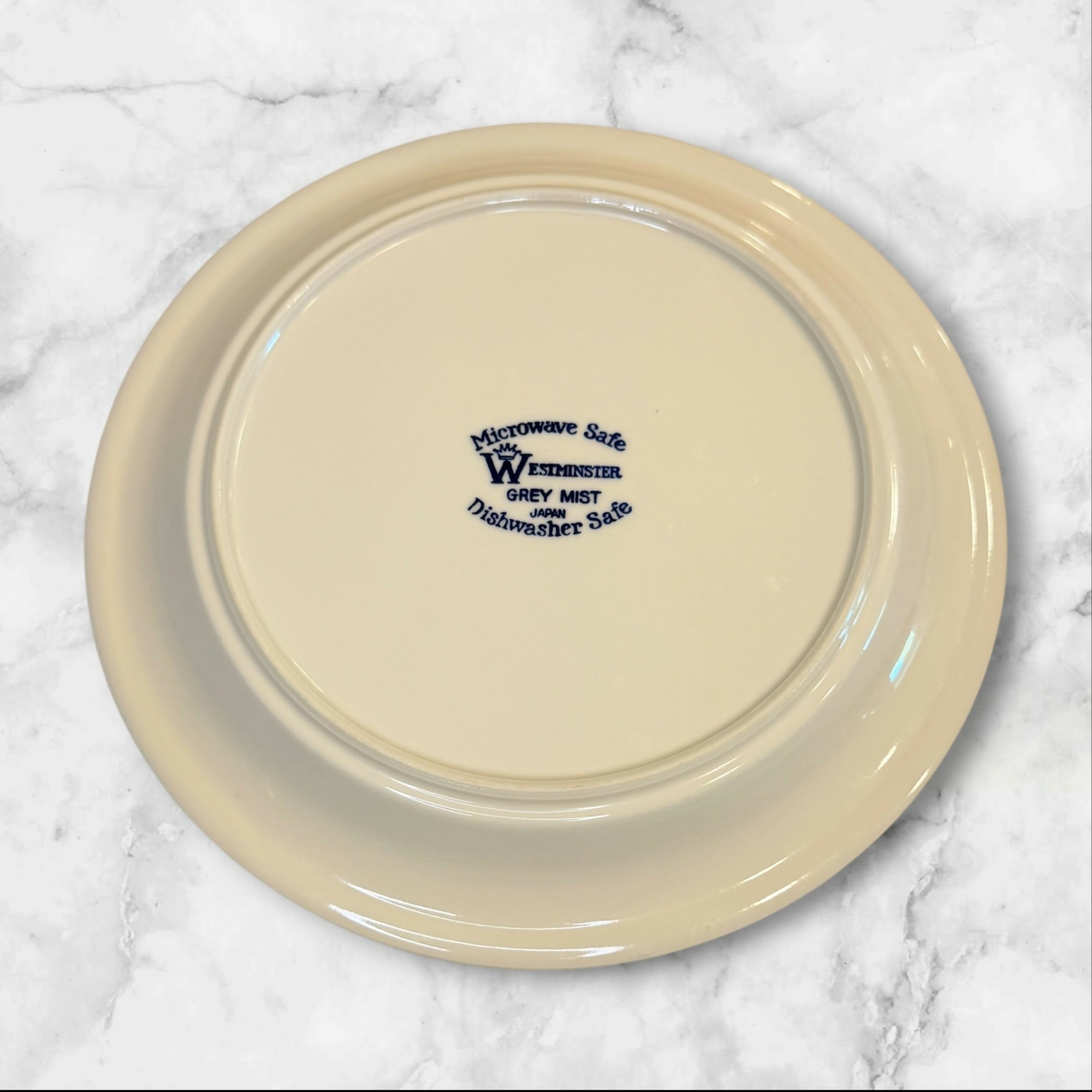Westminster Japan Grey Mist Dinner Plates | Set of 5 | Gently Used