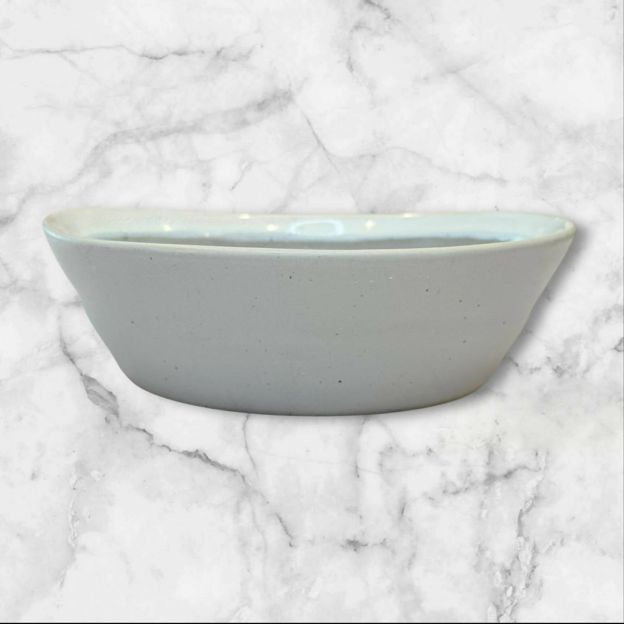 Pier 1 Grey Glaze Stoneware Bowl | 7.5” Serving Bowl | Great Condition