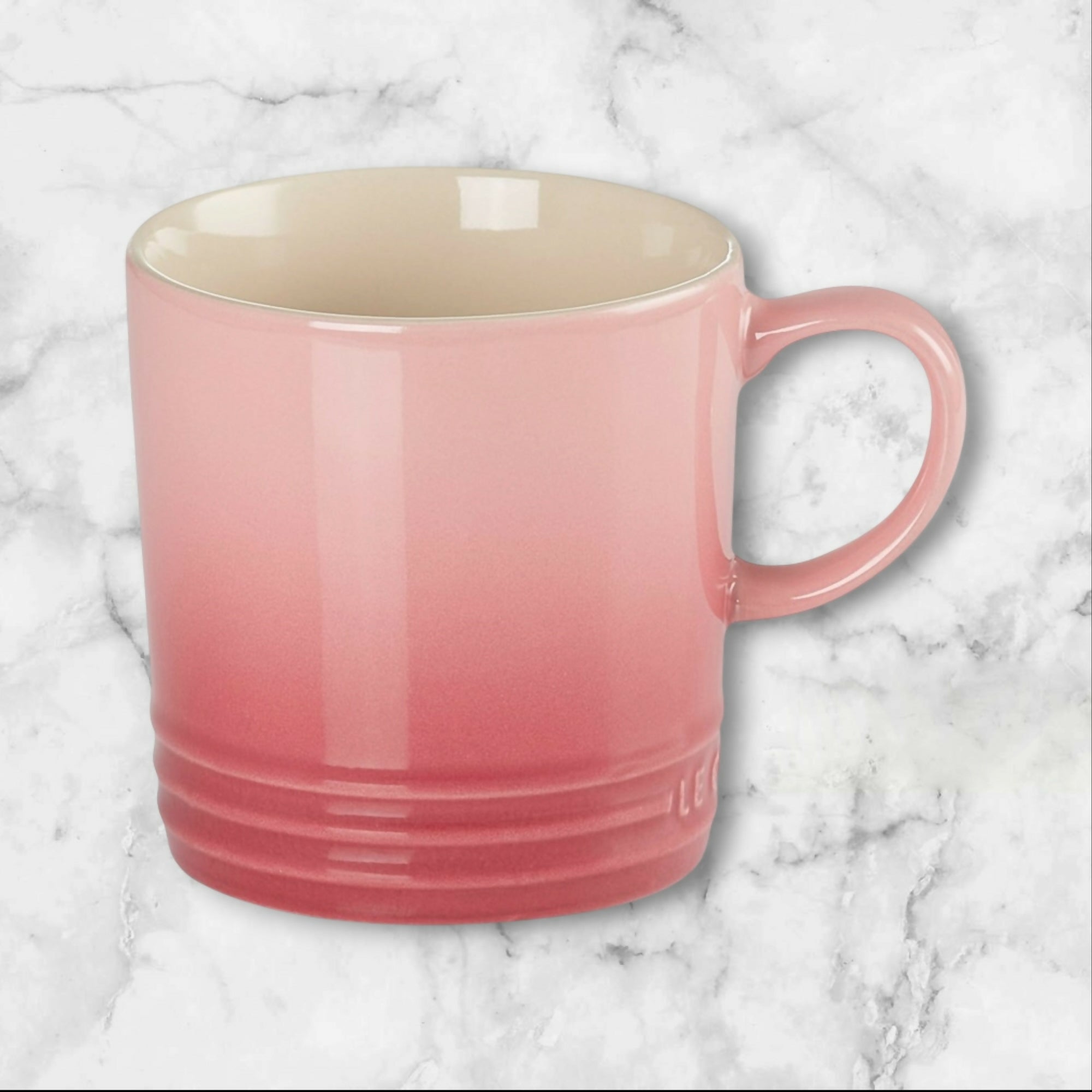 Le Creuset Stoneware Coffee Mug 12 oz Ombre Pink | Single | Excellent Condition