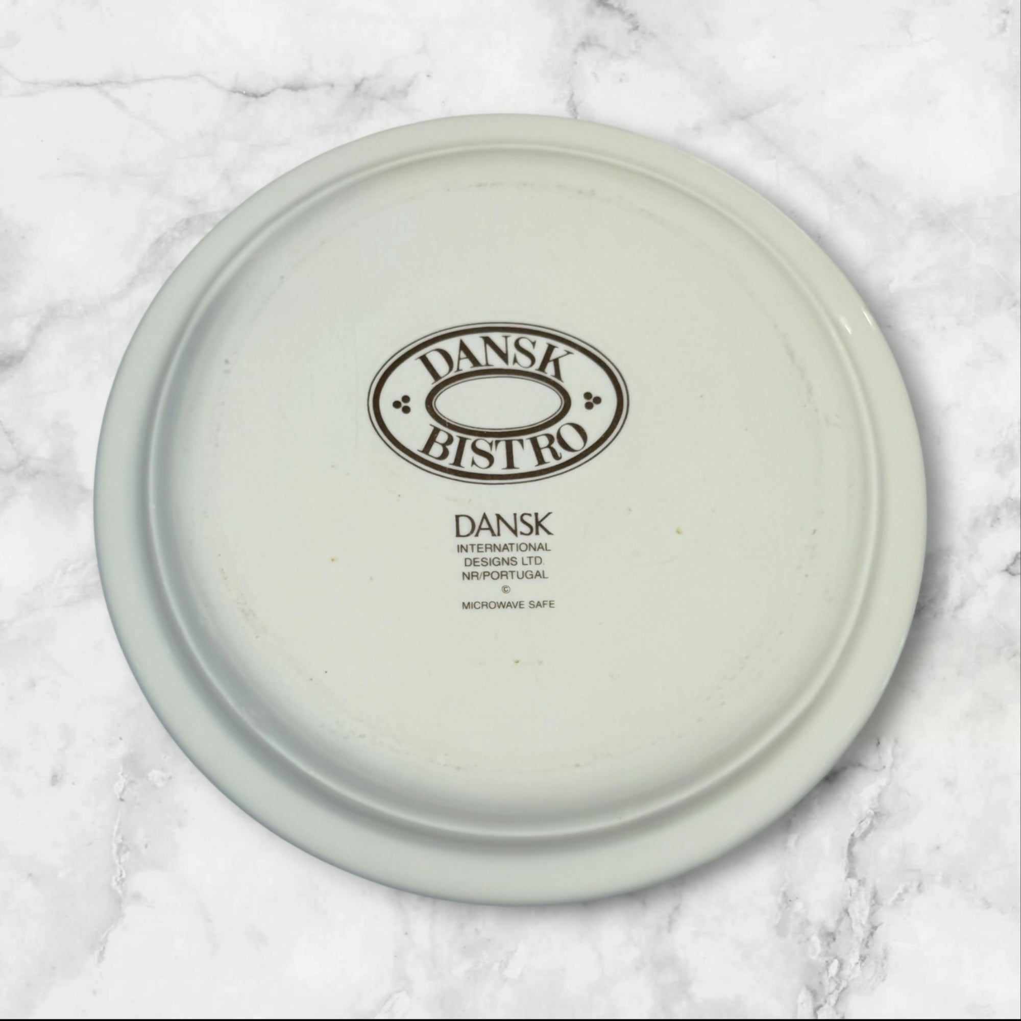Dansk Blue Bistro Mixed Saucers Set of 4 | Christianshavn & Lyngby | EUC
