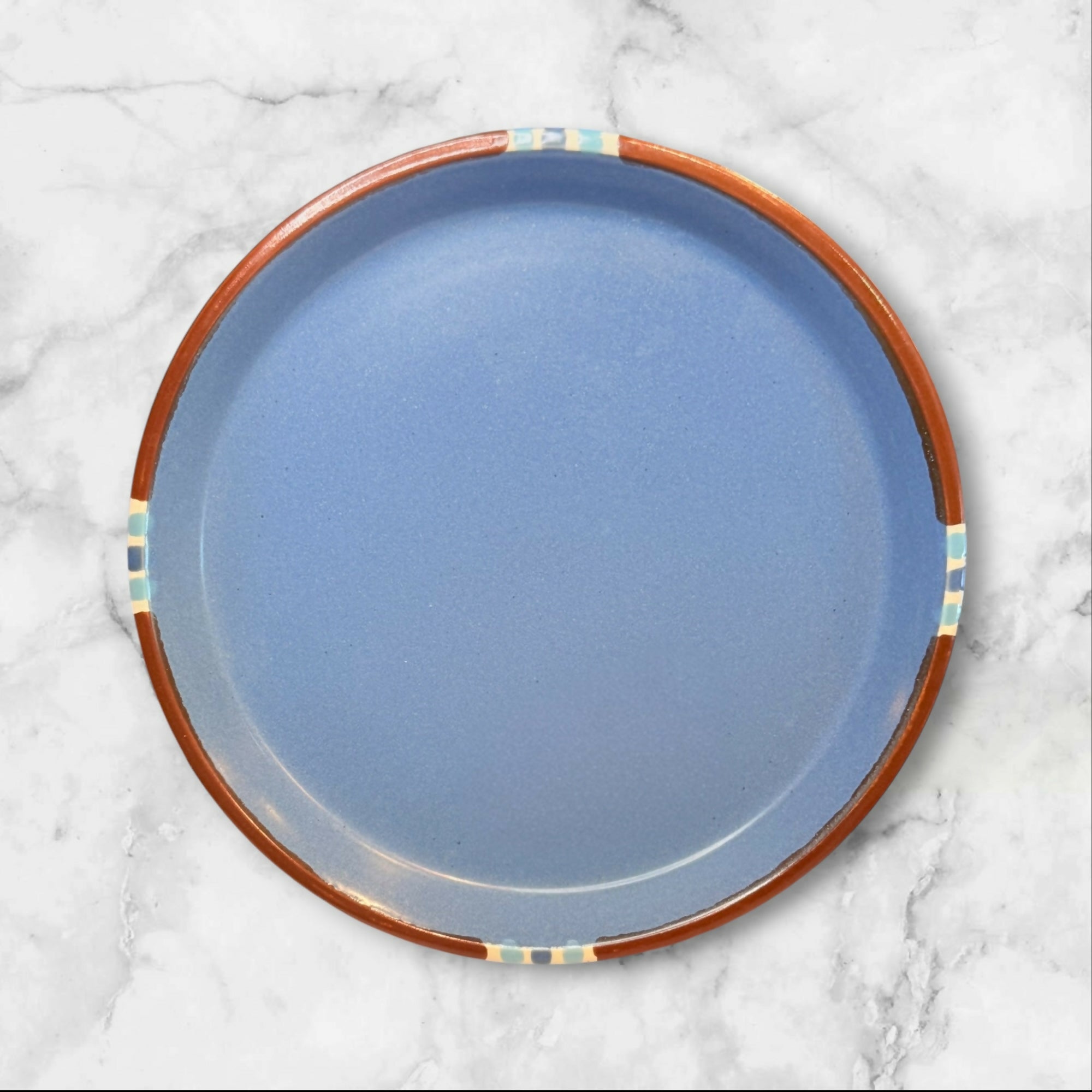 Dansk Mesa Sky Blue Dinner Plates & Coupe Soup Bowls | Set of 8 | Excellent Condition