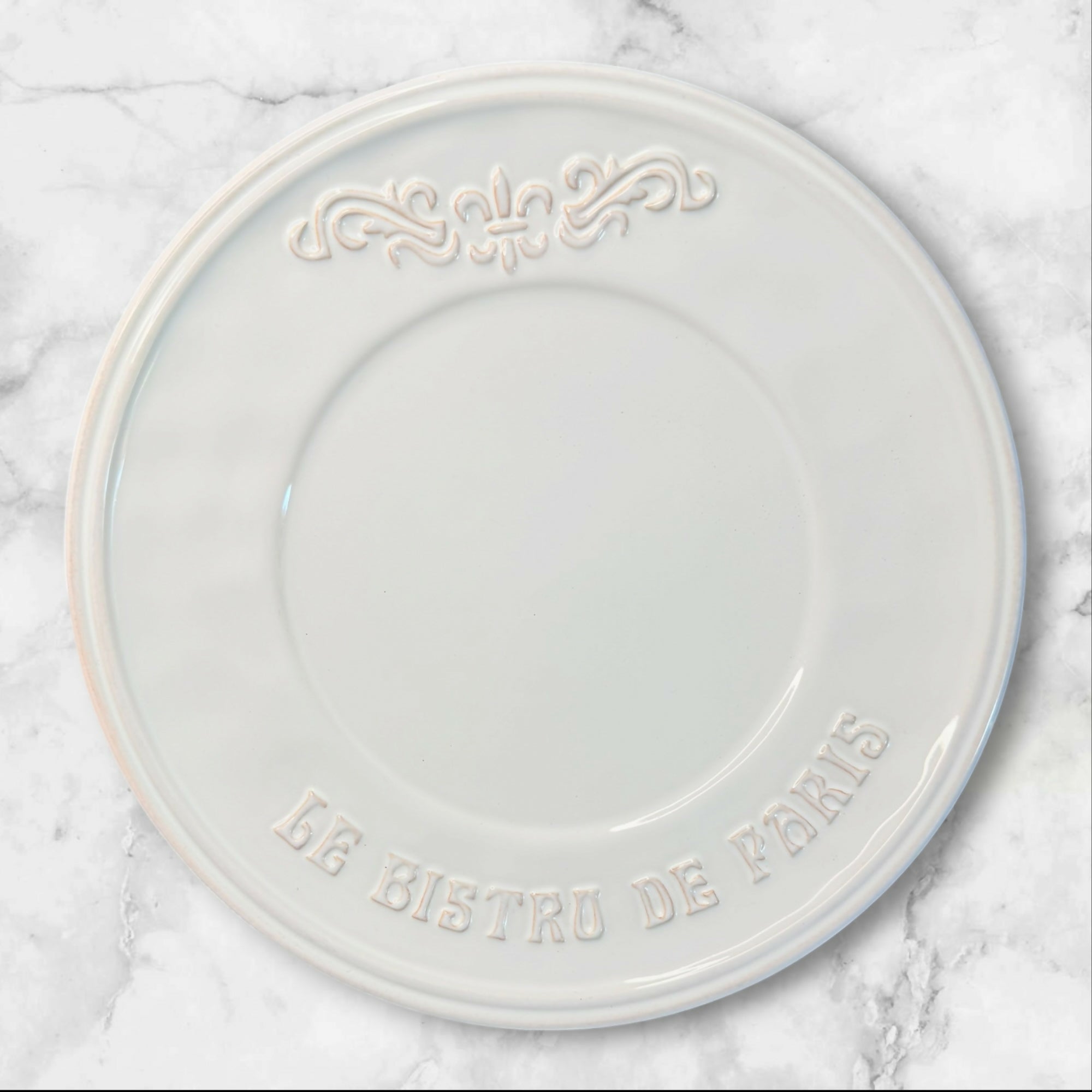 Kiss That Frog Bistro Salad Plates Set of 4 | French Embossed | Excellent Condition
