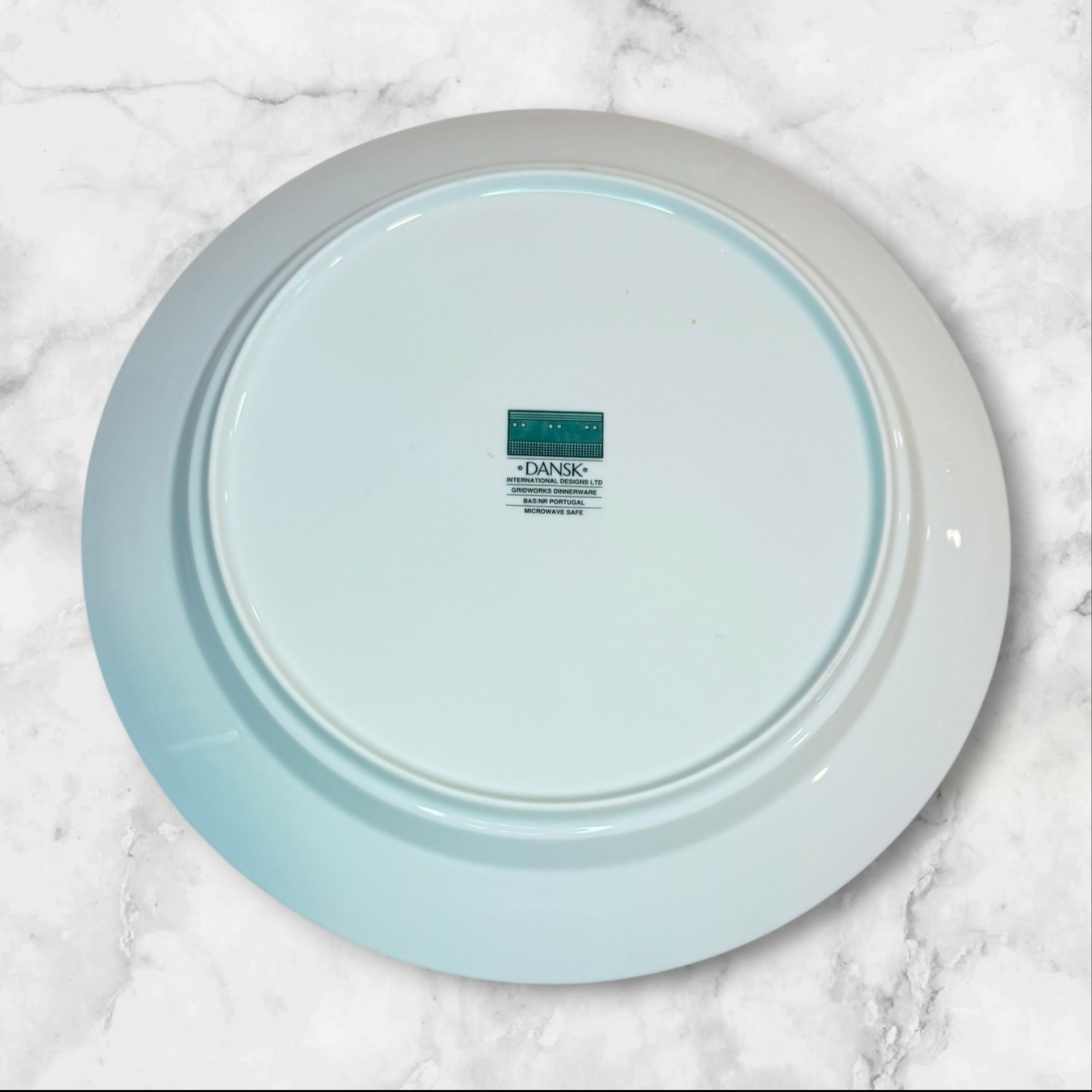 Dansk Gridworks Green 13” Chop Plates Round Platters | Set of 2 | Excellent