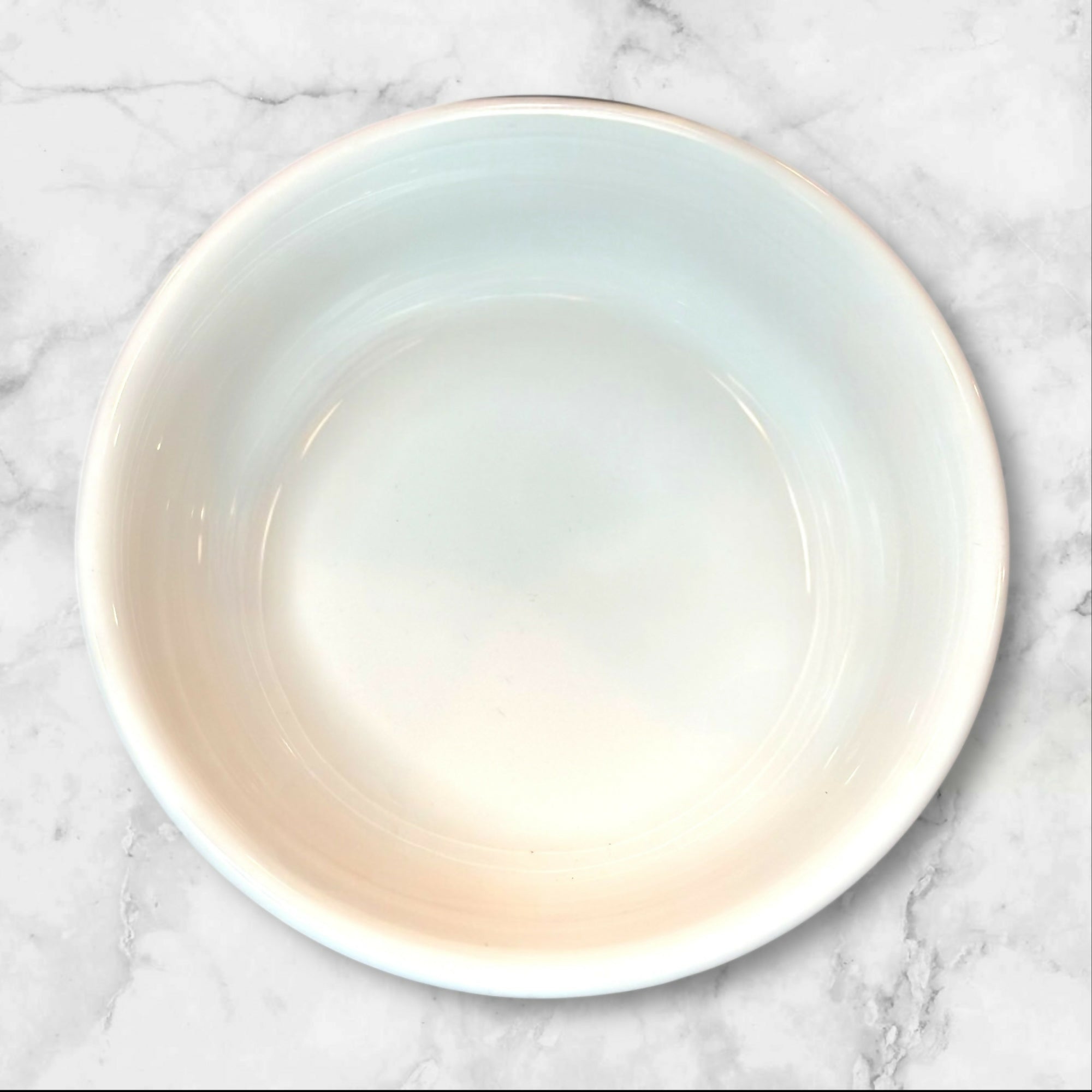 Crate & Barrel White Stoneware Bowls | Set of 4 | Made in Poland | Great Condition