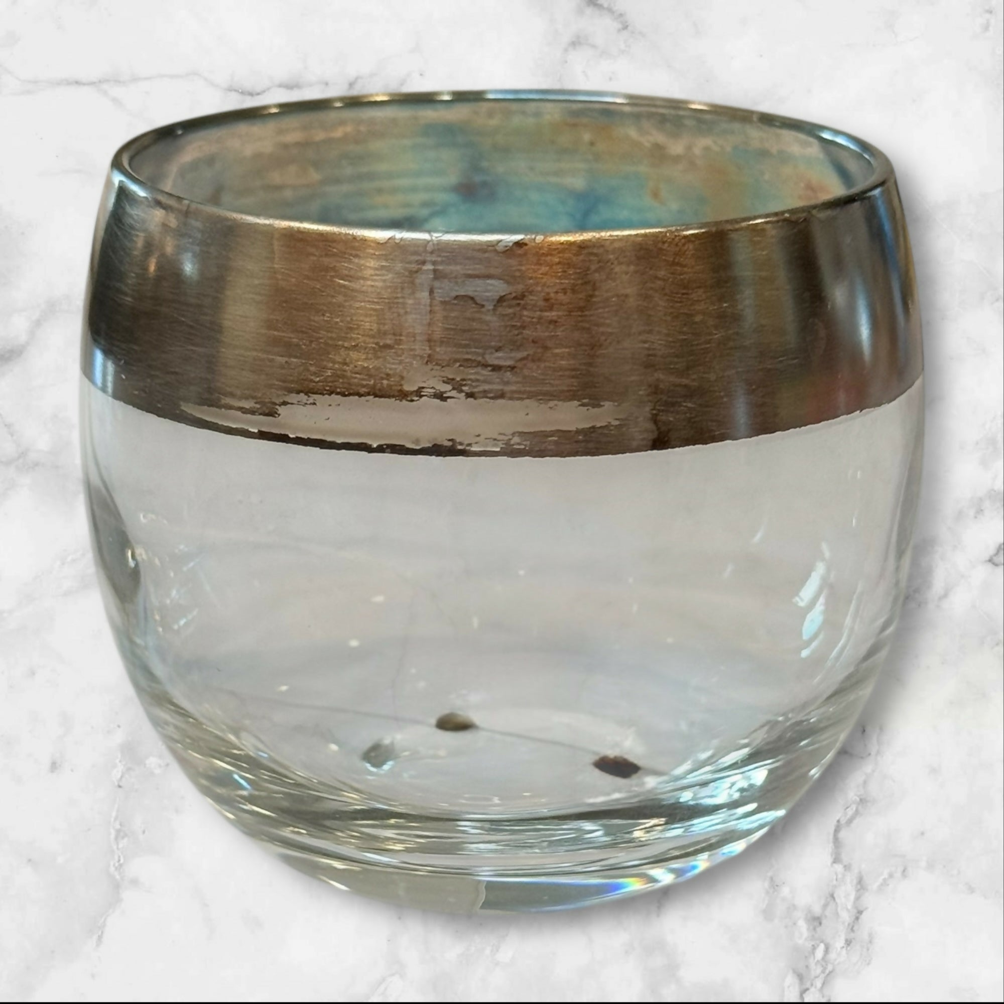 Dorothy Thorpe Silver Band Roly Poly Glasses | Set of 4 | Good Condition
