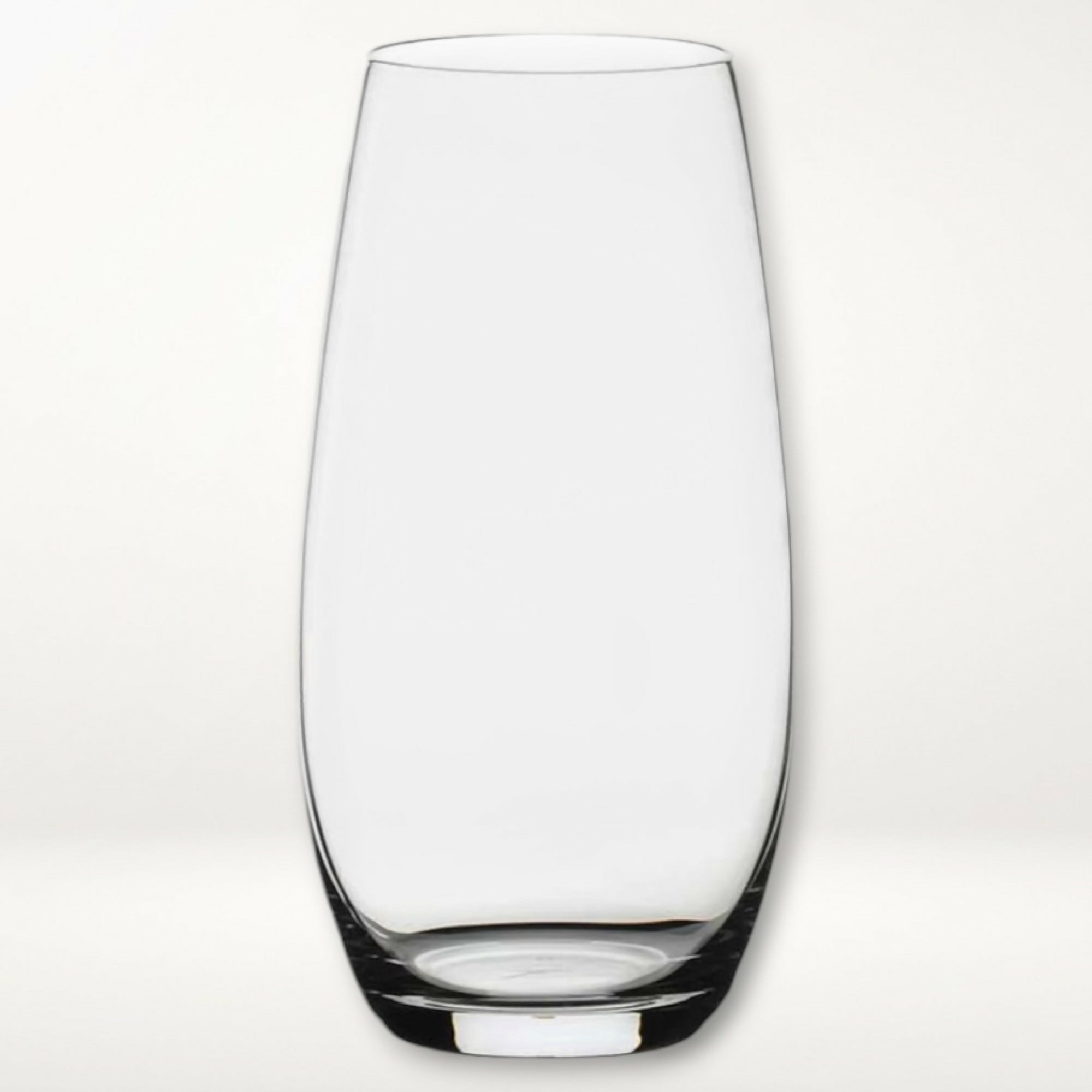 Riedel O Champagne Flutes Stemless Crystal Glasses Set of 2 Excellent