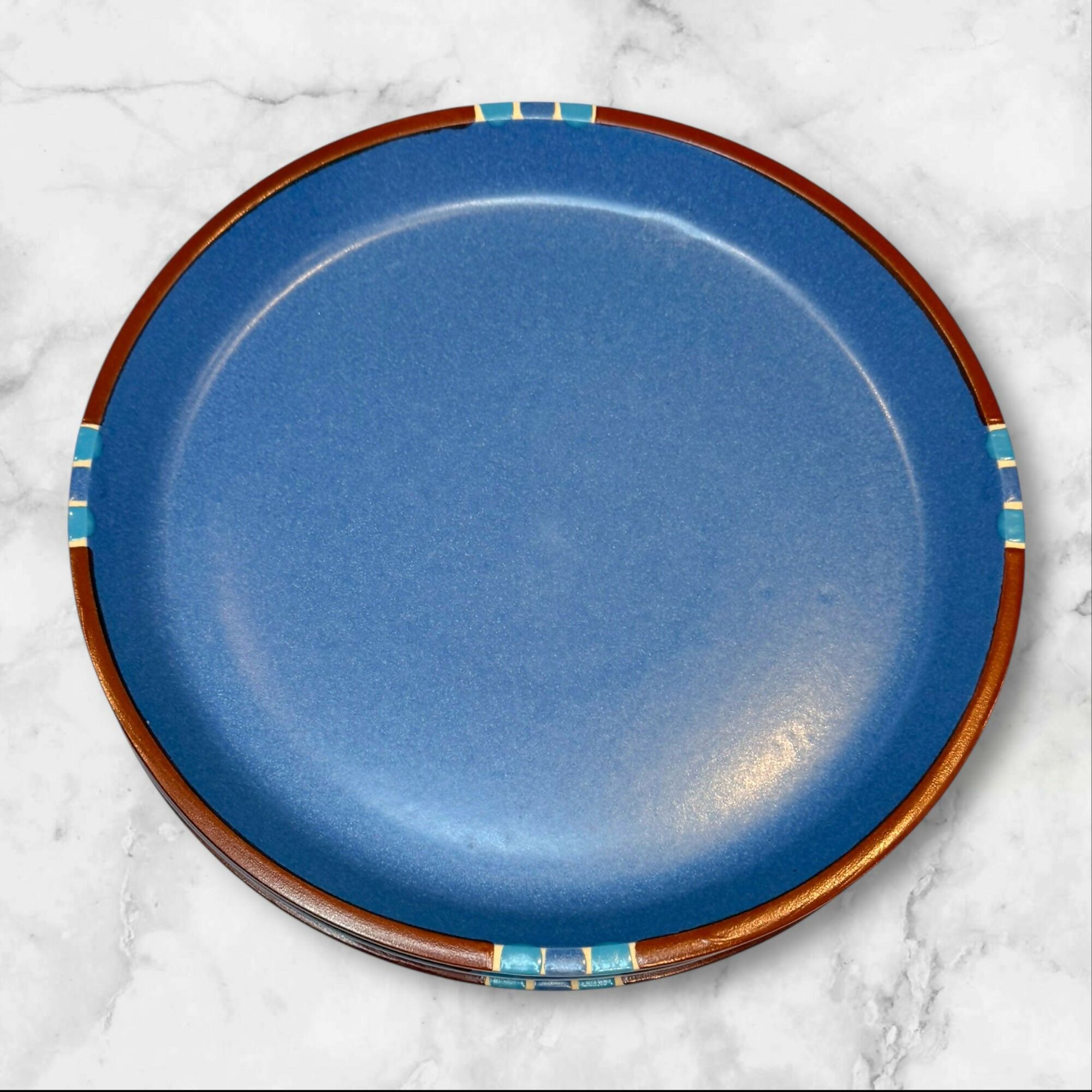 Dansk Mesa Sky Blue Salad Plates | Set of 4 | Excellent Condition