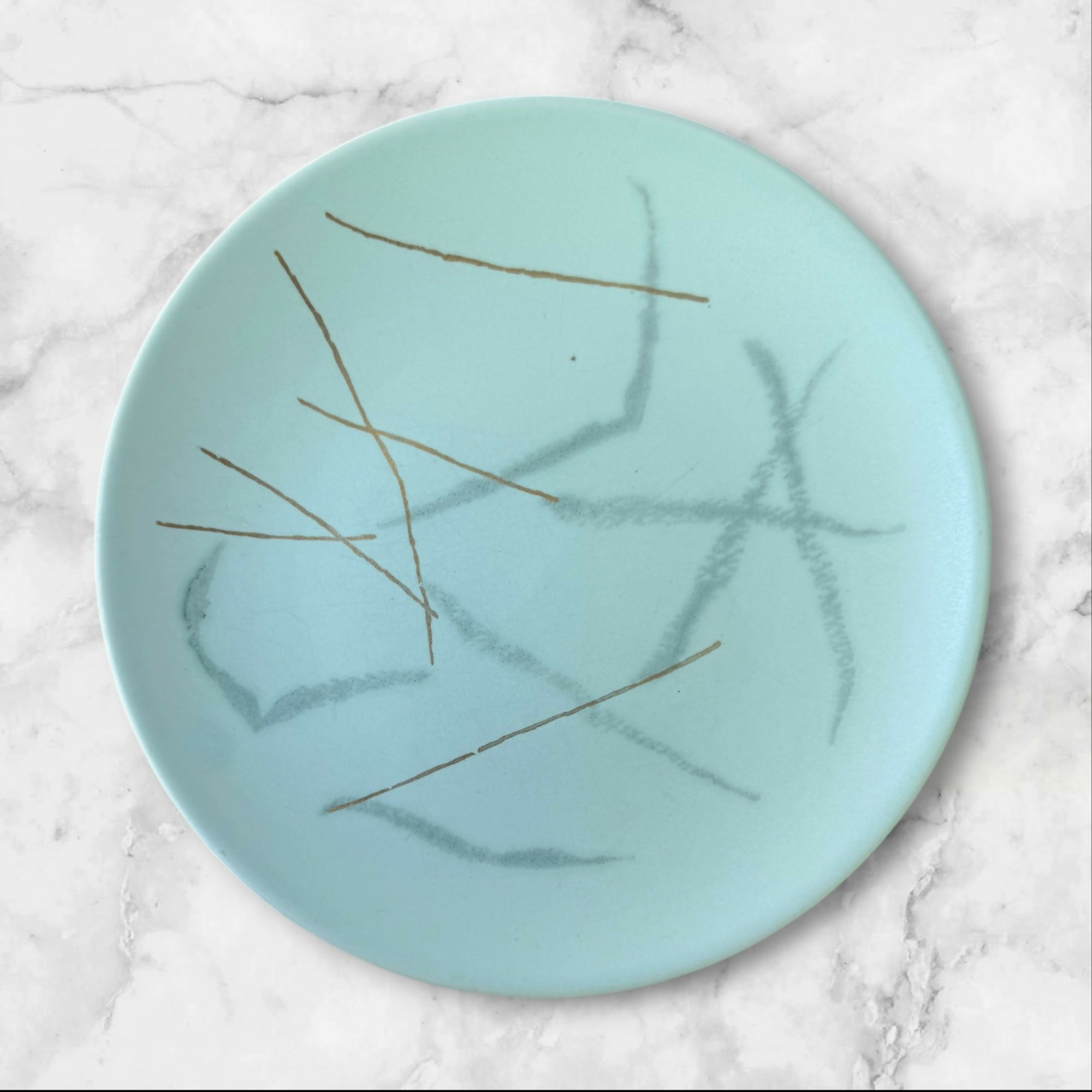 Edwin Knowles Grass Salad Plates Set of 4 | Contemporary | Great Condition
