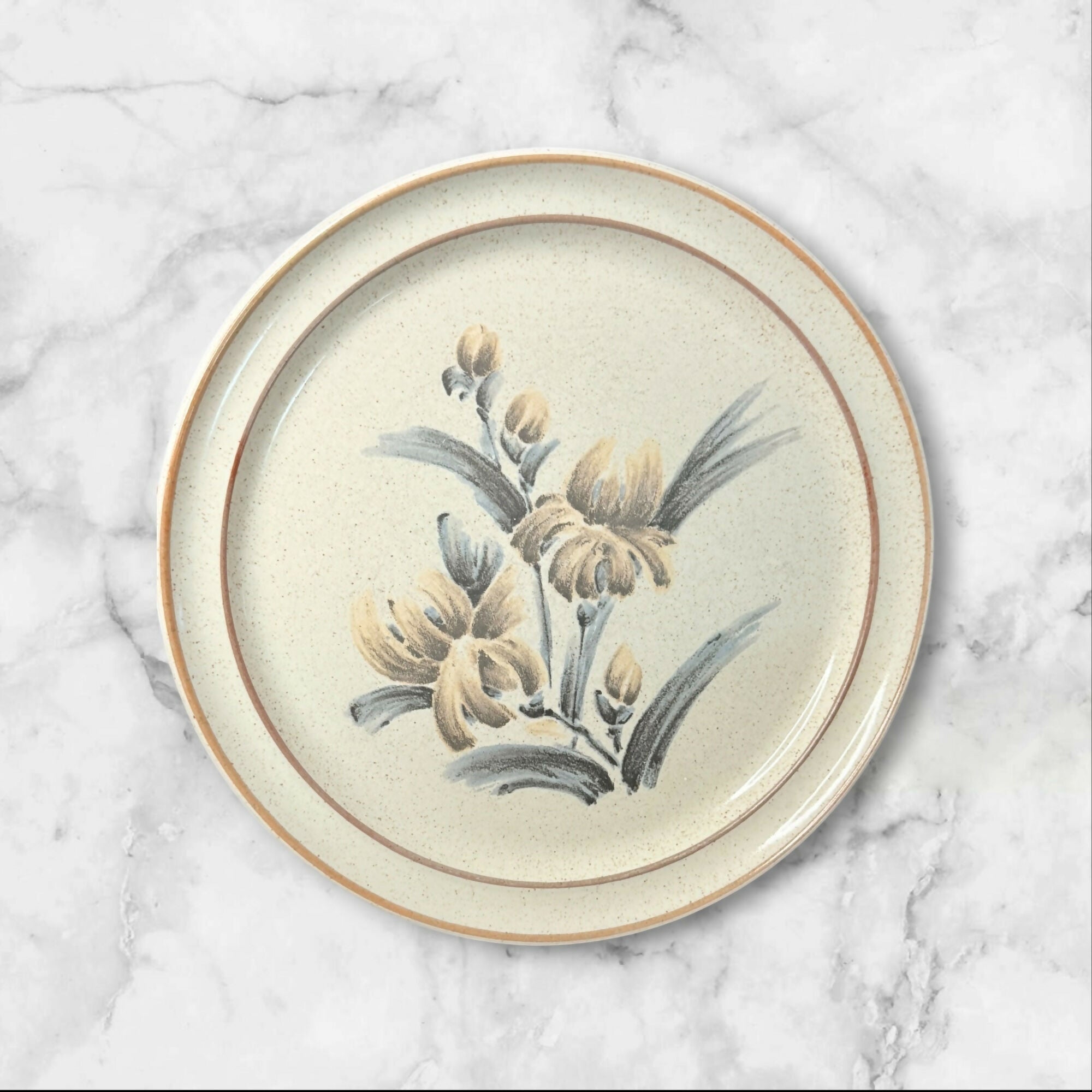 Sapporo Ironstone Floral Dinner Plates | Set of 4 | Vintage Farmhouse | Excellent Condition