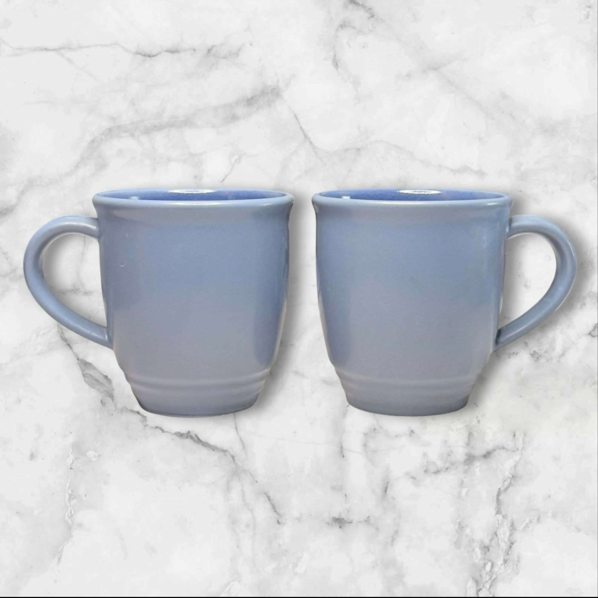 Dansk Centry Dinnerware Blue Mugs | Set of 2 | Portugal | Rare Vintage