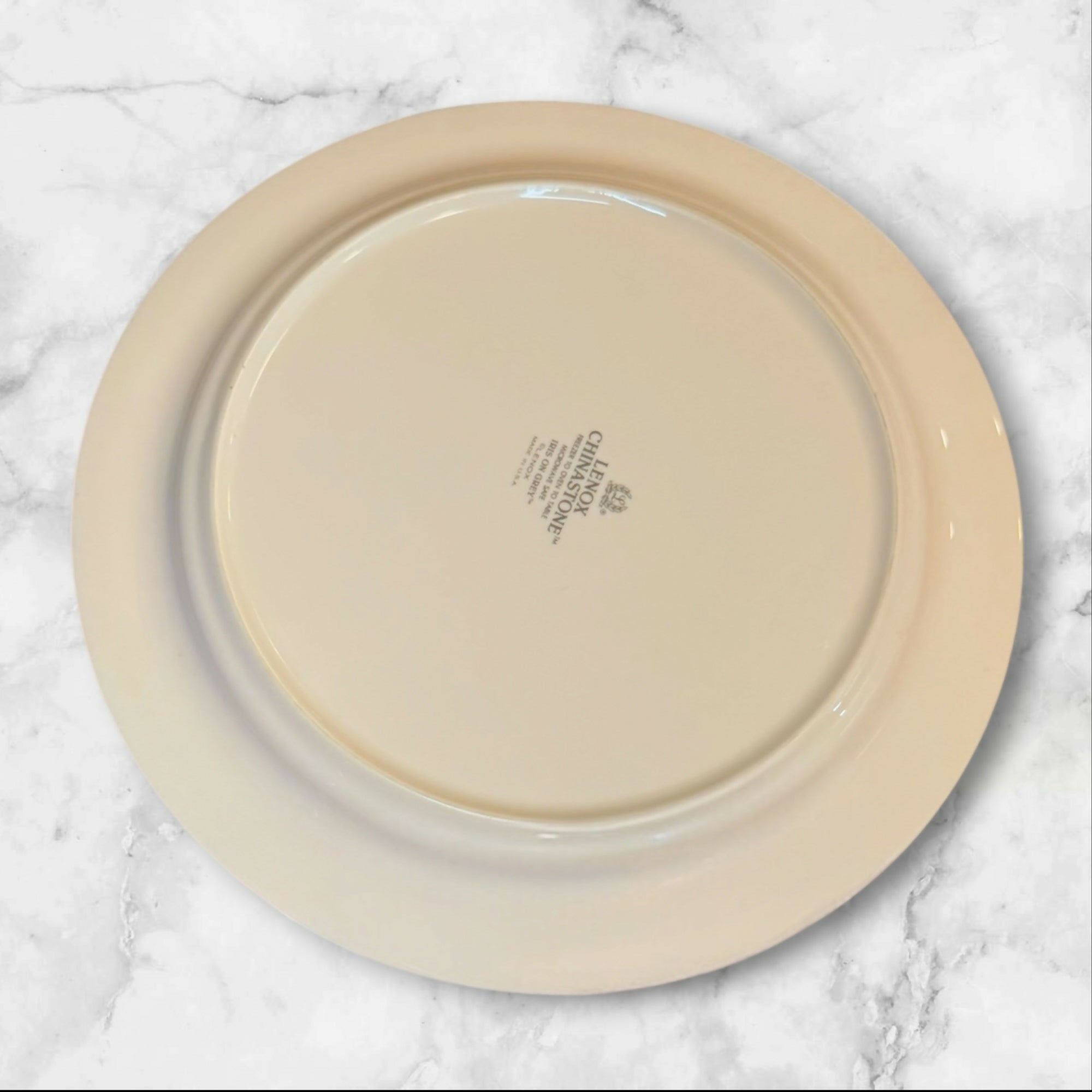 Lenox Iris on Grey Dinner & Salad Plates Set of 8 | Great Condition