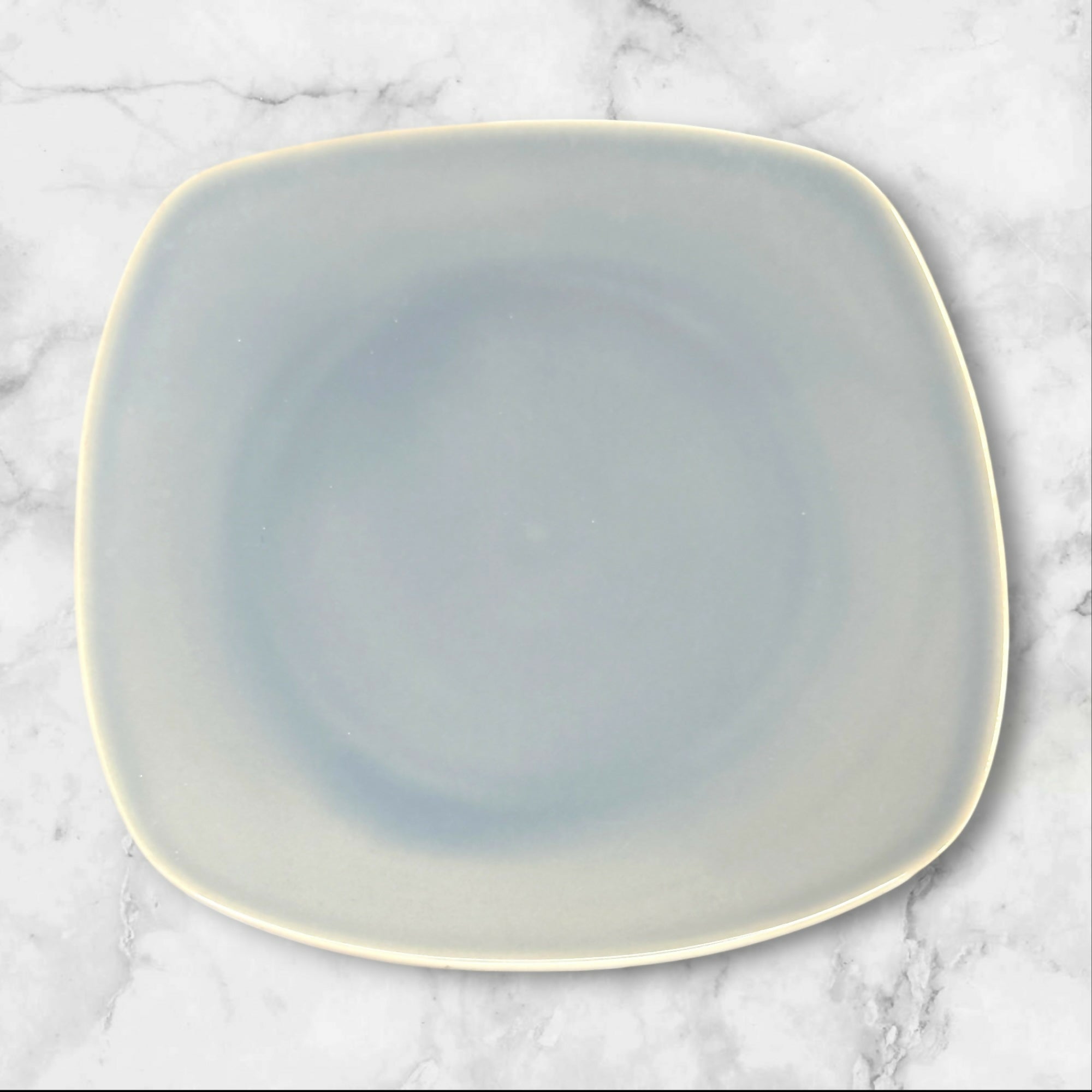 World Market Sky Blue Square Dinner Plates | Set of 3 | Great Condition