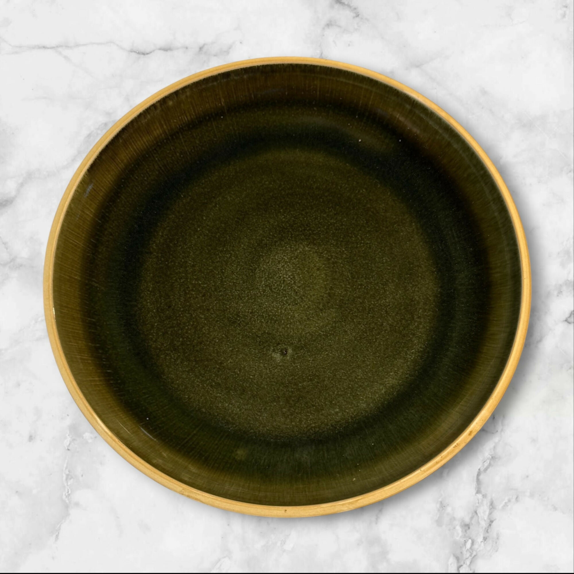 Sango Flair Ebony Dinner Plates Set of 4 | Vintage Stoneware | Good Condition